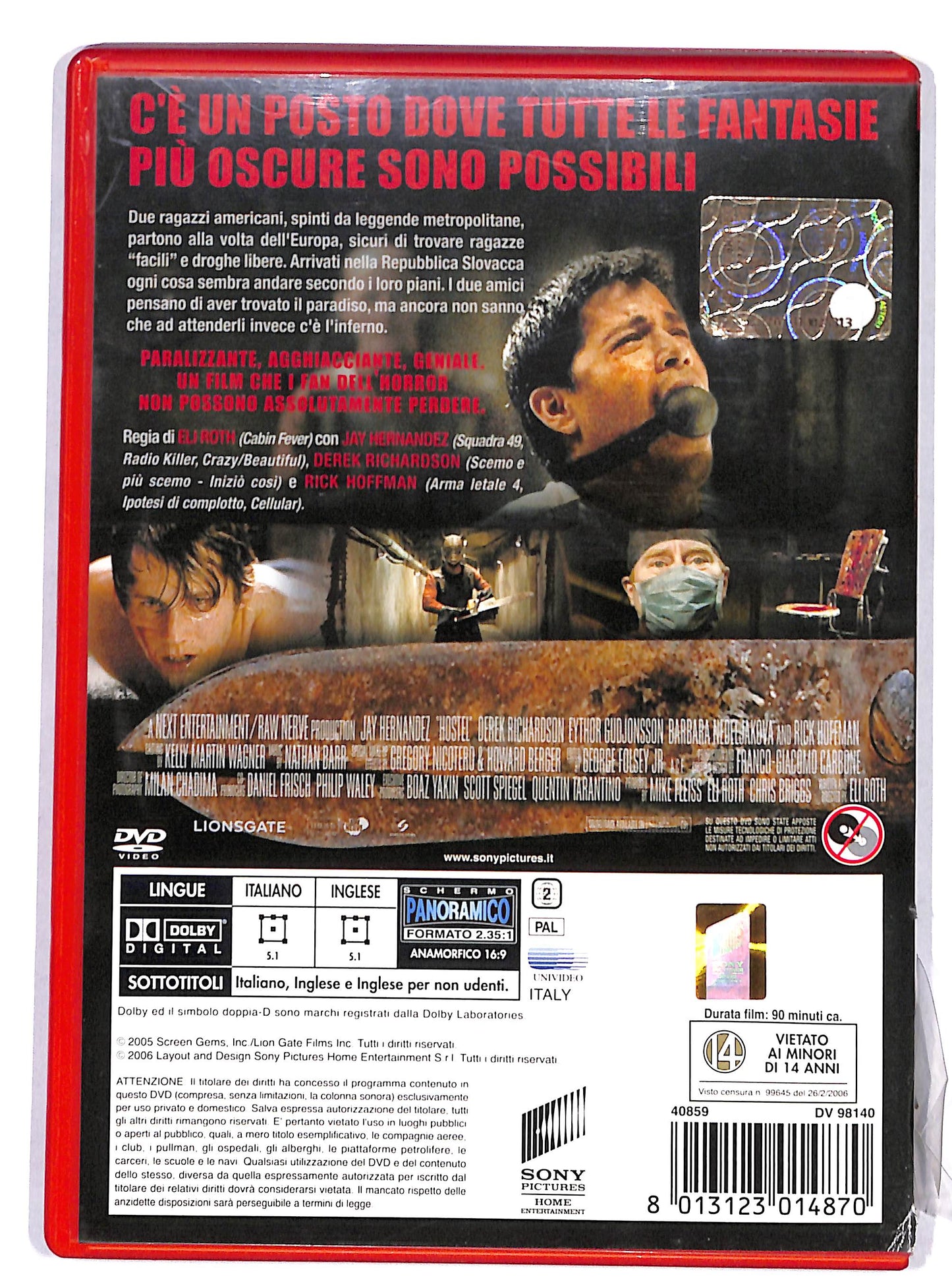 EBOND Hostel NOLEGGIO DVD D820664