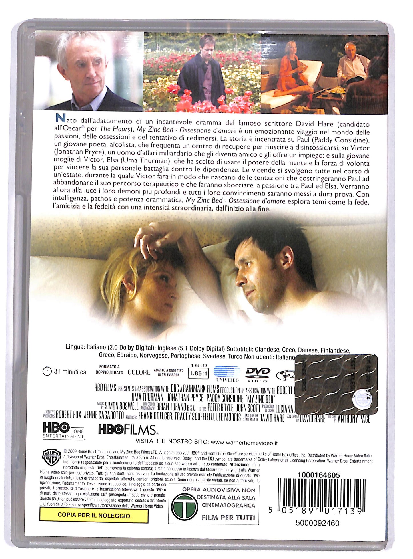 EBOND My zinc bed NOLEGGIO DVD D820666