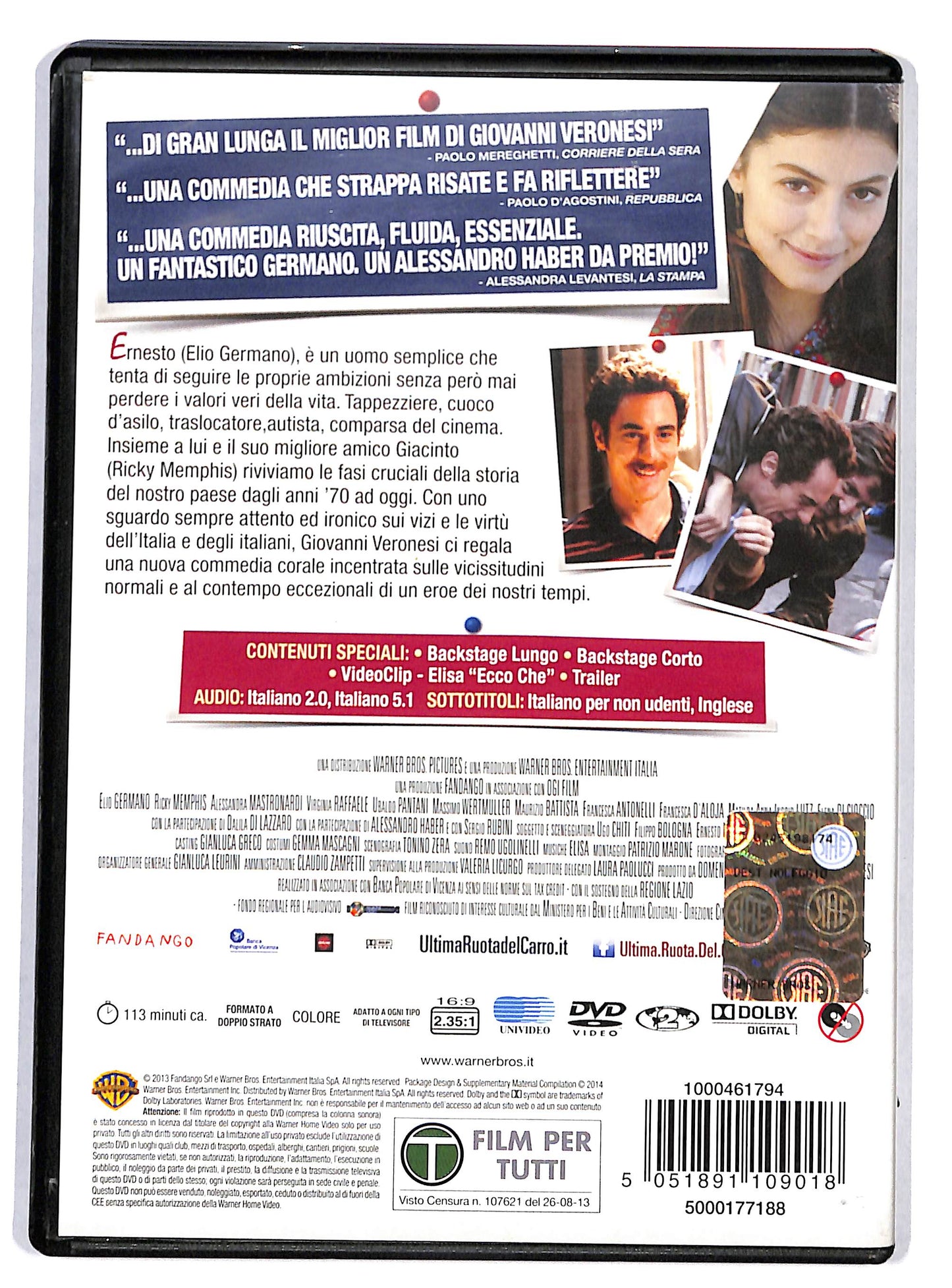 EBOND L'ultima ruota del carro Noleggio DVD D820719