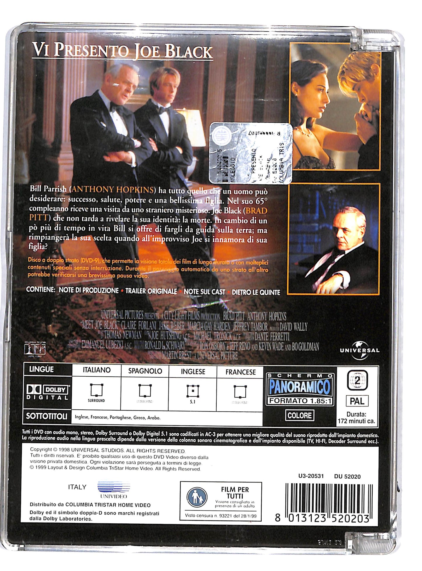 EBOND Vi Presento Joe Black SJB DVD D821043