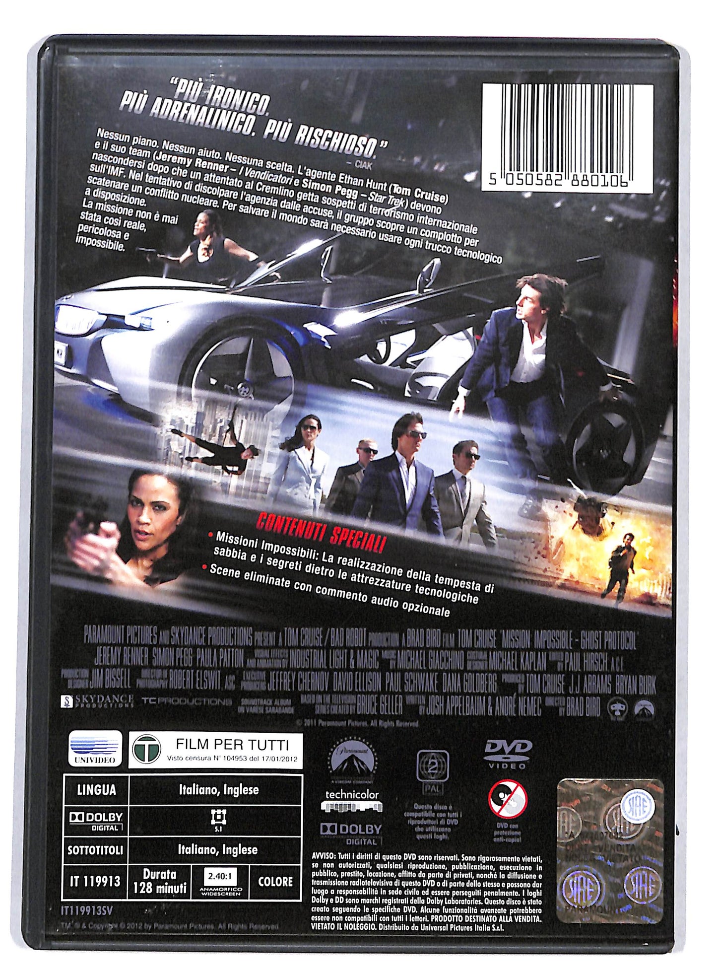 EBOND Protocollo fantasma DVD D821058