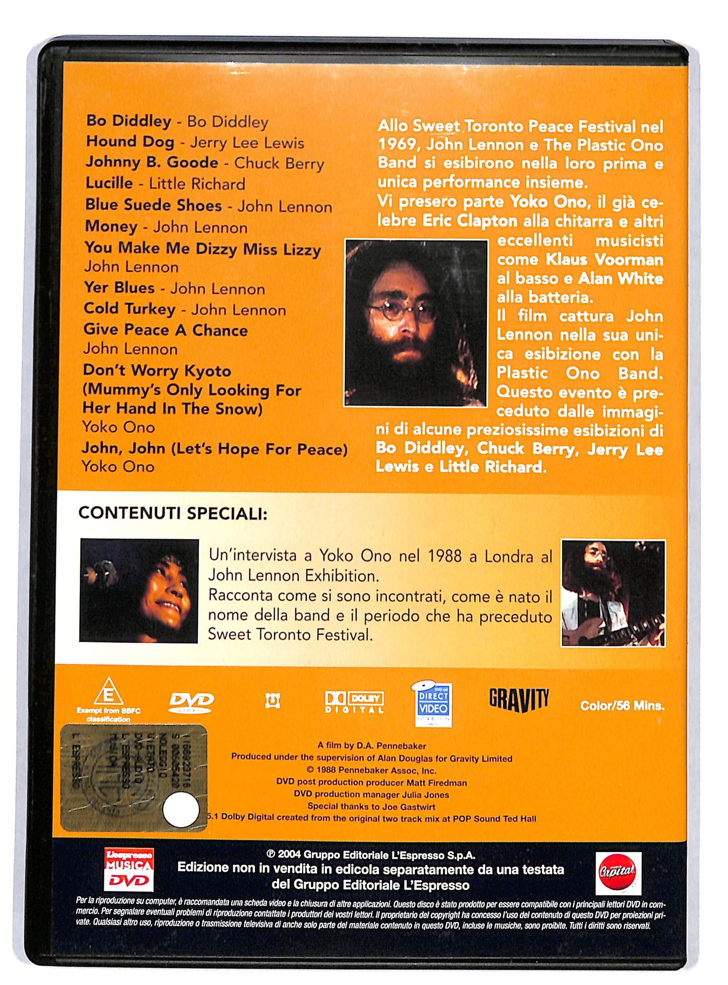 EBOND John Lennon And The Plastic Ono Band - Sweet Toronto DVD D821061