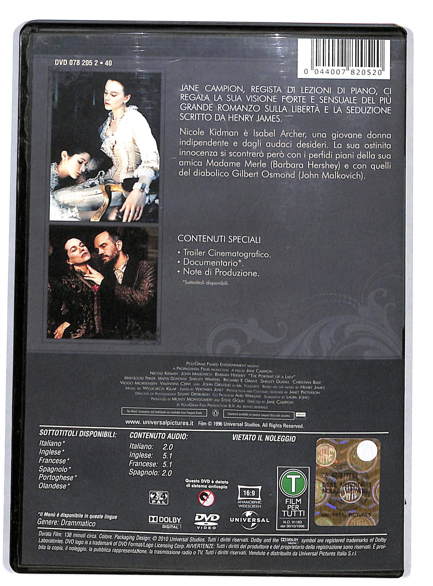 EBOND Ritratto di signora DVD D821109