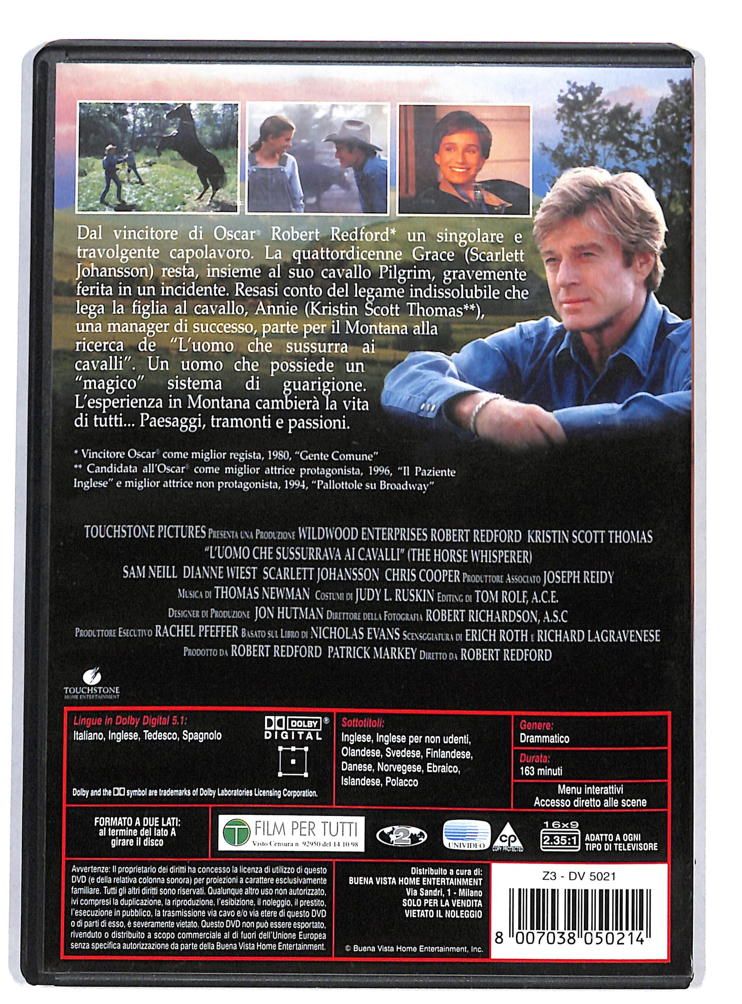 EBOND L'uomo che sussurrava ai cavalli DVD D821111