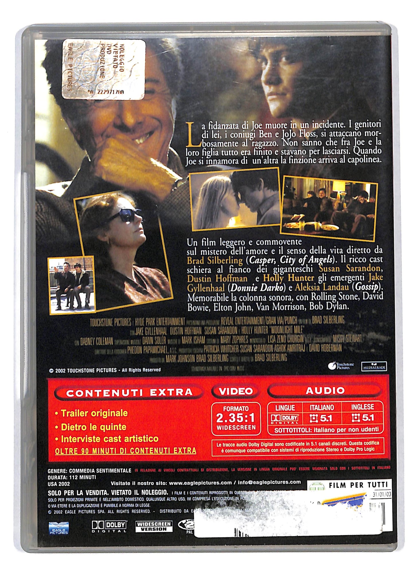 EBOND Moonlight mile - voglia di ricominciare DVD D821137