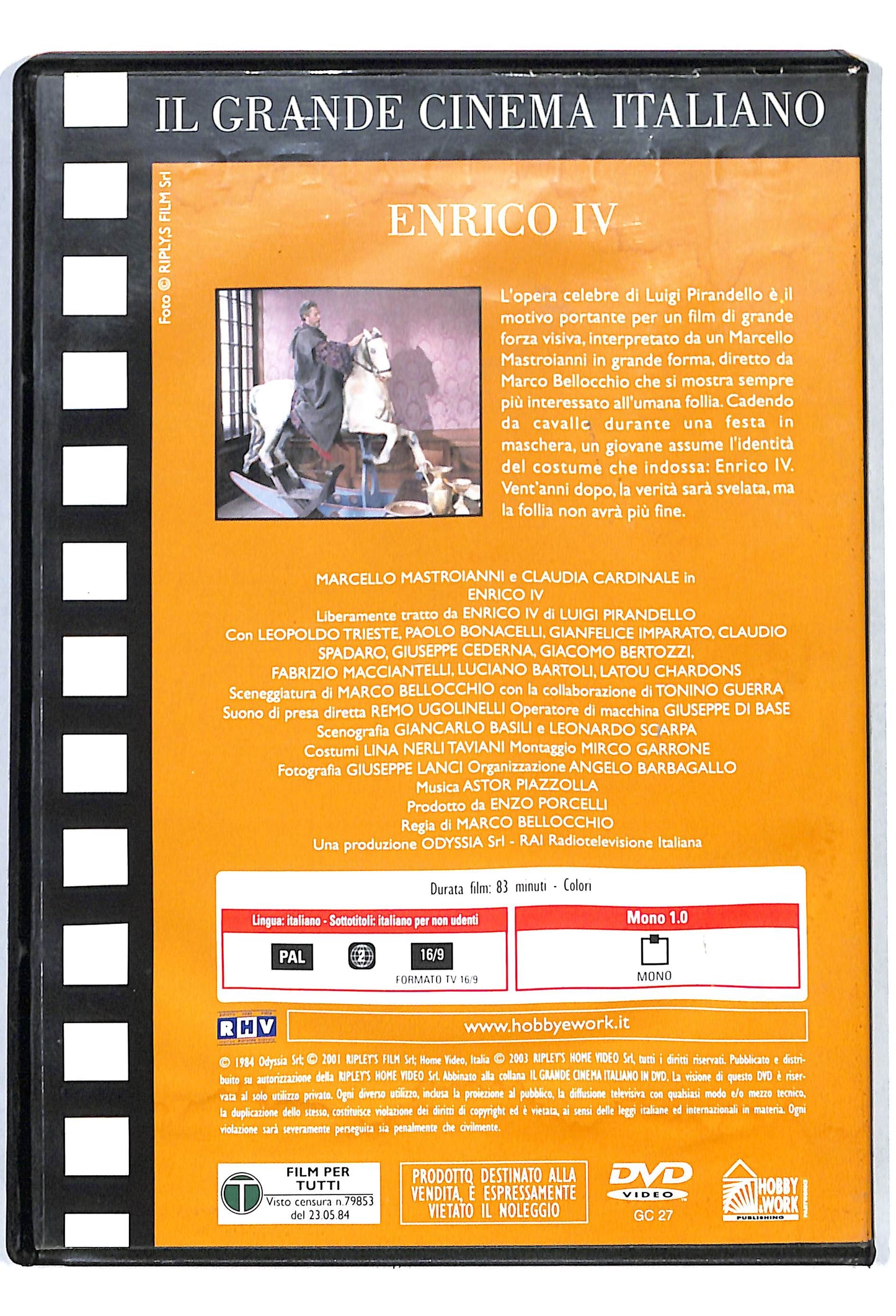 EBOND Enrico IV - Il Grande Cinema Italiano EDITORIALE DVD D821236