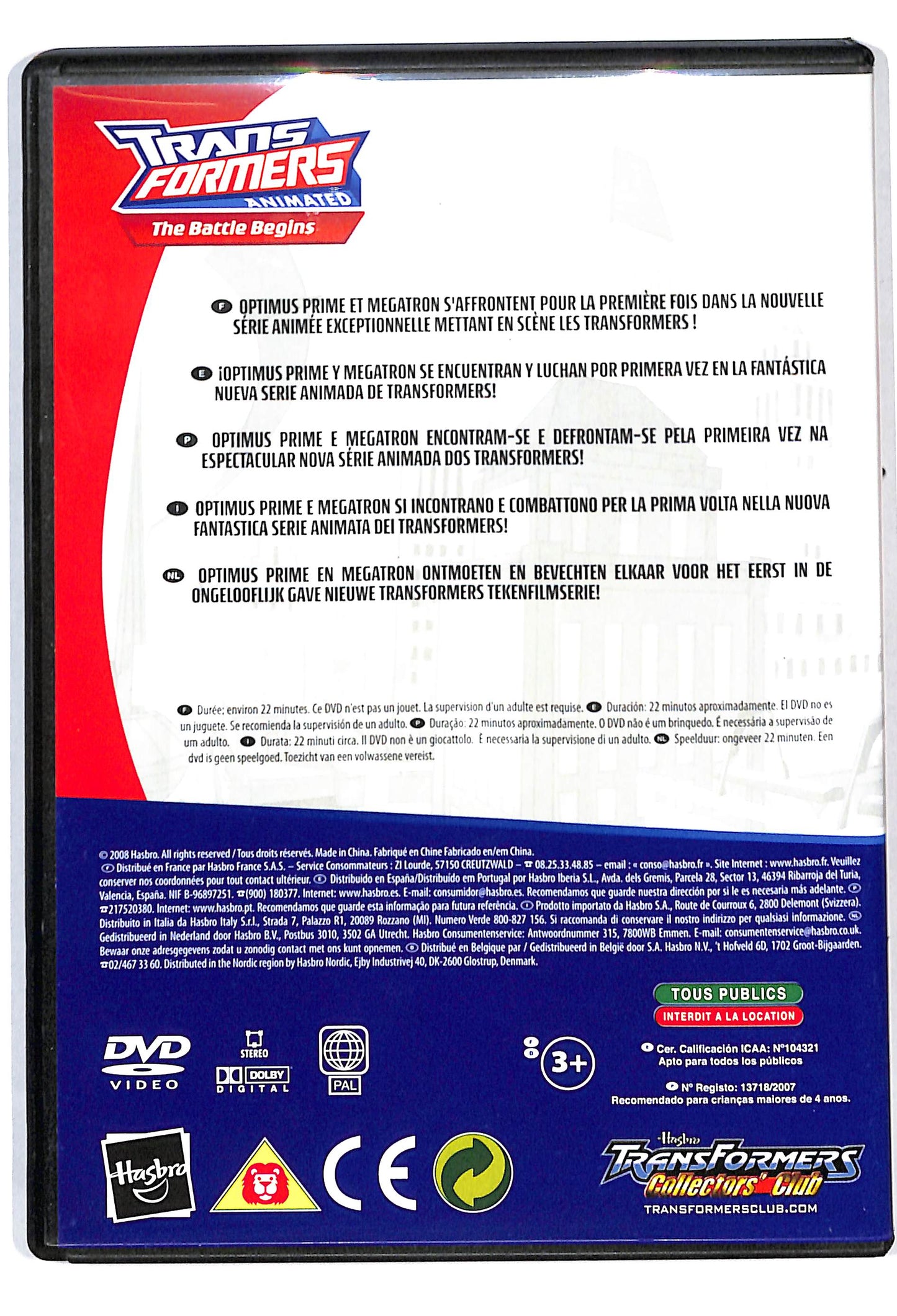 EBOND Transformers - the battle Begins DVD D821241