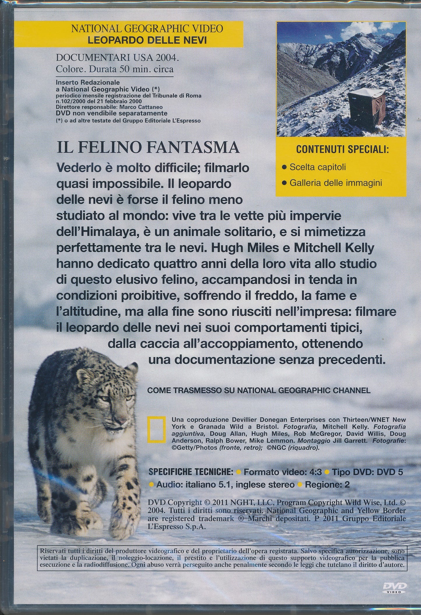 EBOND Sulle tracce del leopardo delle nevi - National Geographic DVD DB006177