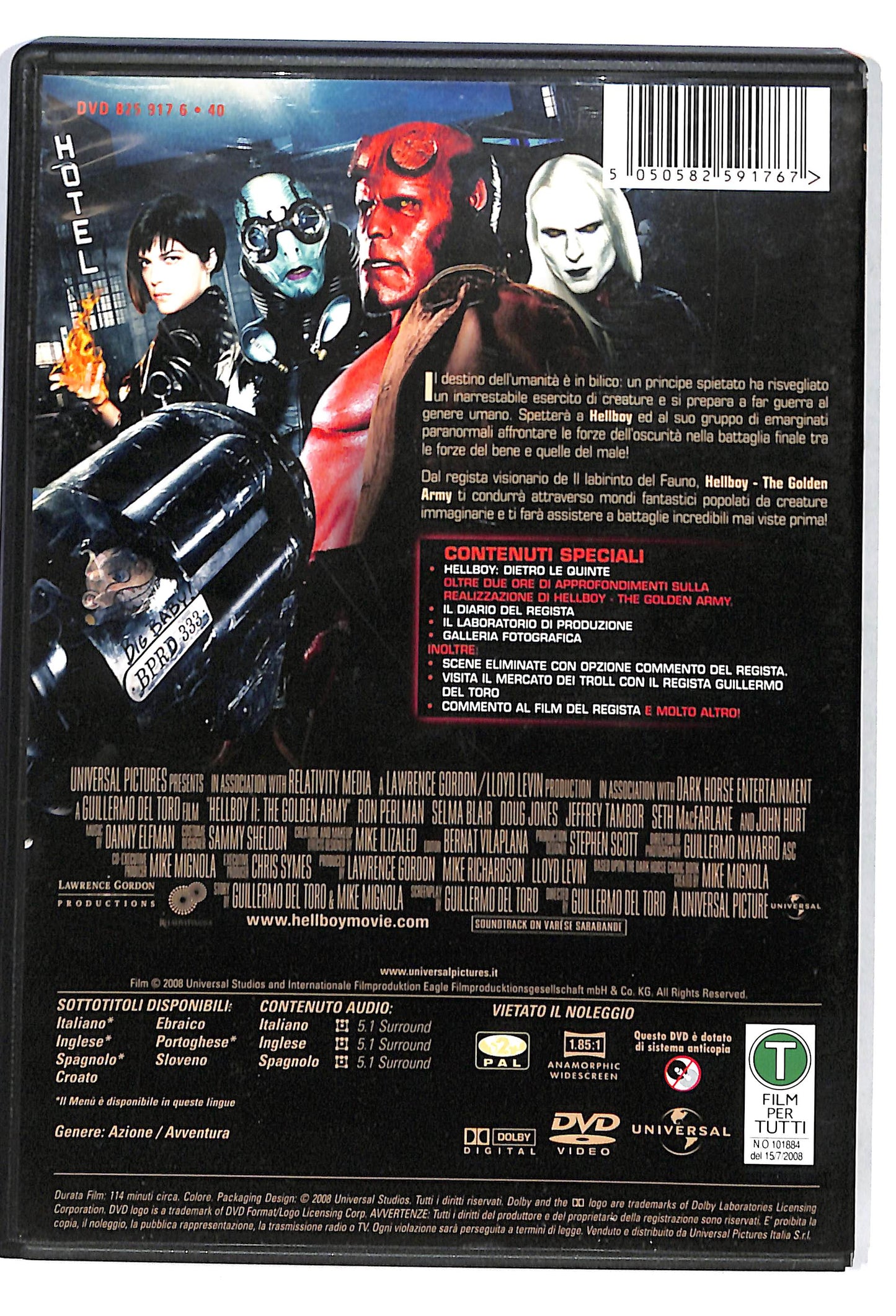 EBOND Hellboy - The Golden Army Special Edition DVD DB006203