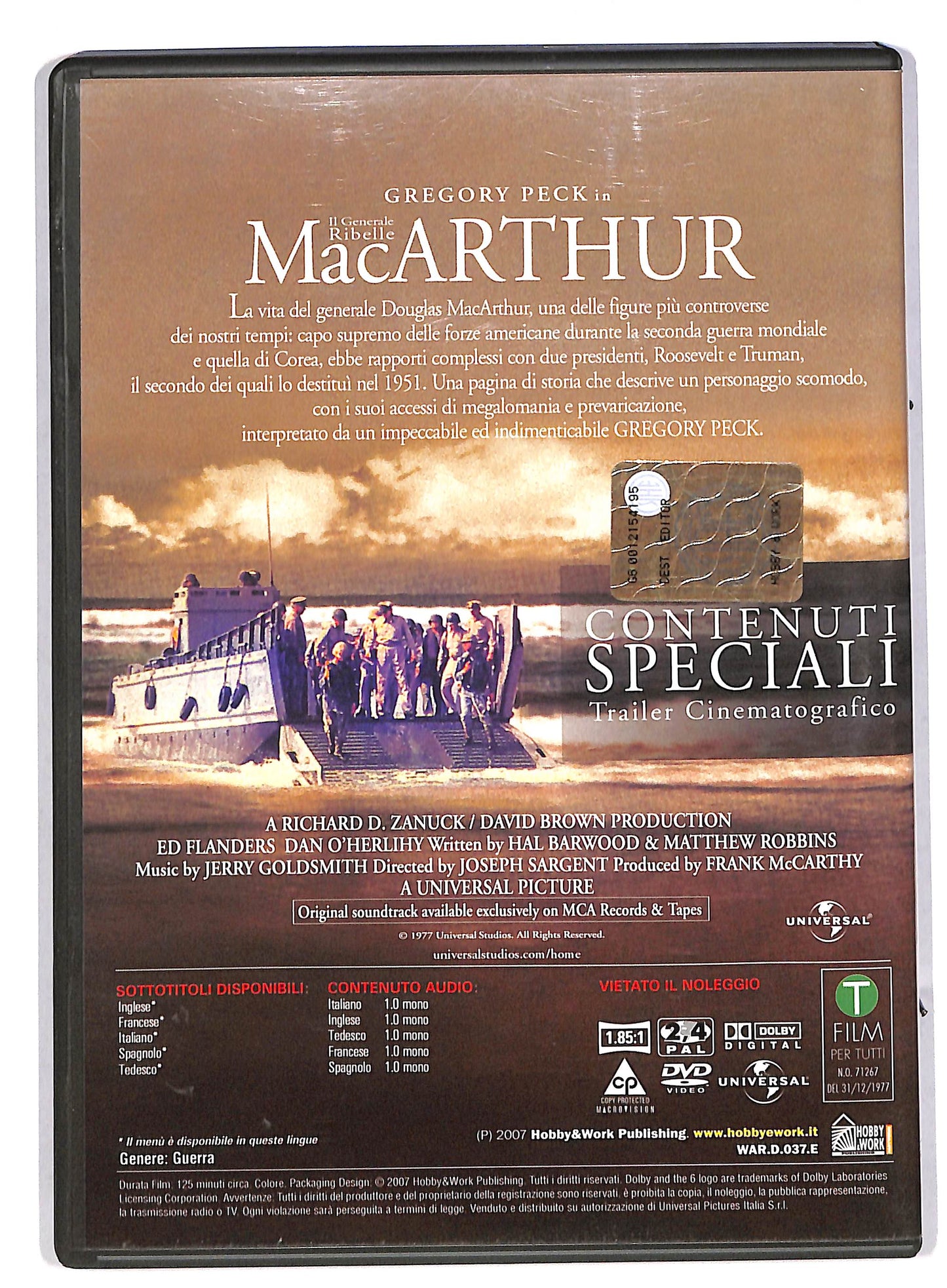 EBOND MacArthur il generale ribelle EDITORIALE DVD DB554703