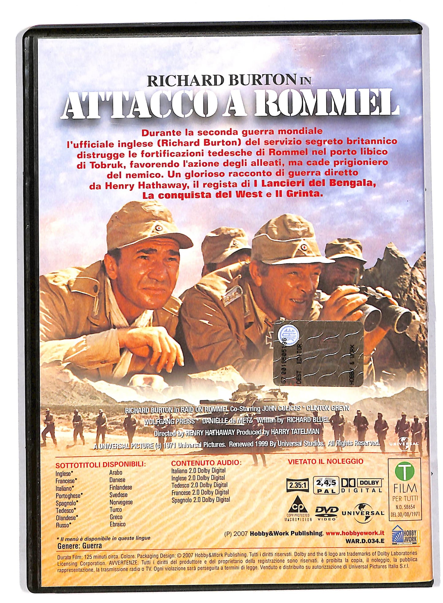 EBOND Attacco a rommel EDITORIALE DVD DB554704