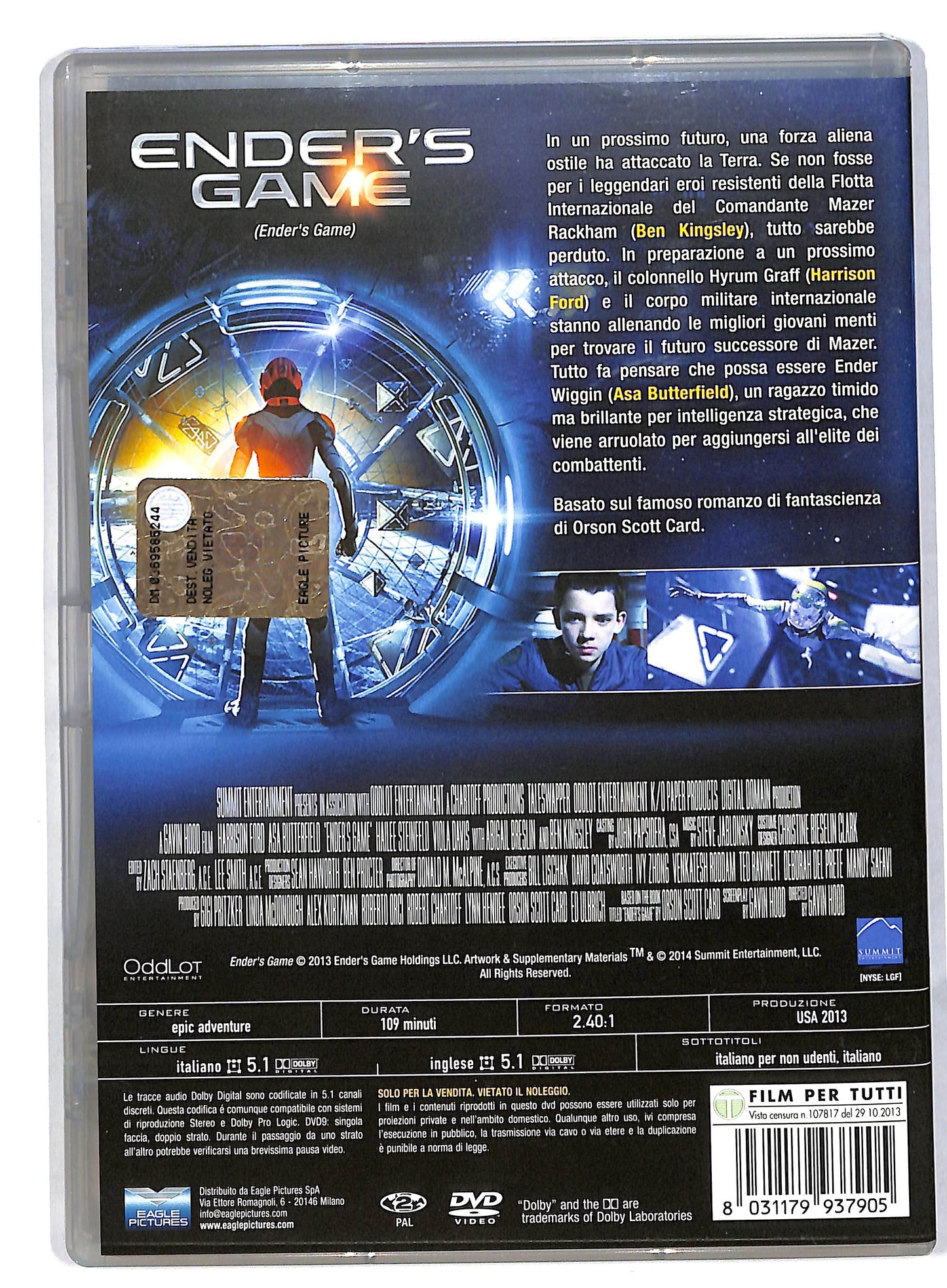 EBOND Ender's Game DVD DB554723