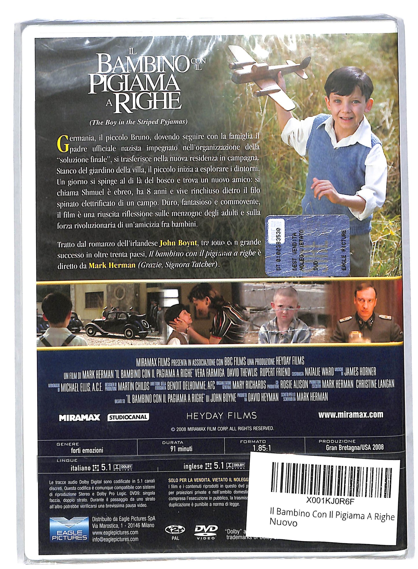 EBOND Il bambino con il pigiama a righe DVD DB554763
