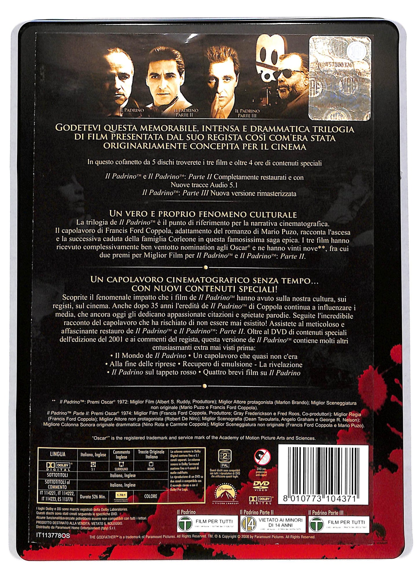 EBOND Il Padrino - Edizione da collezione STEELBOOK DVD DB555939