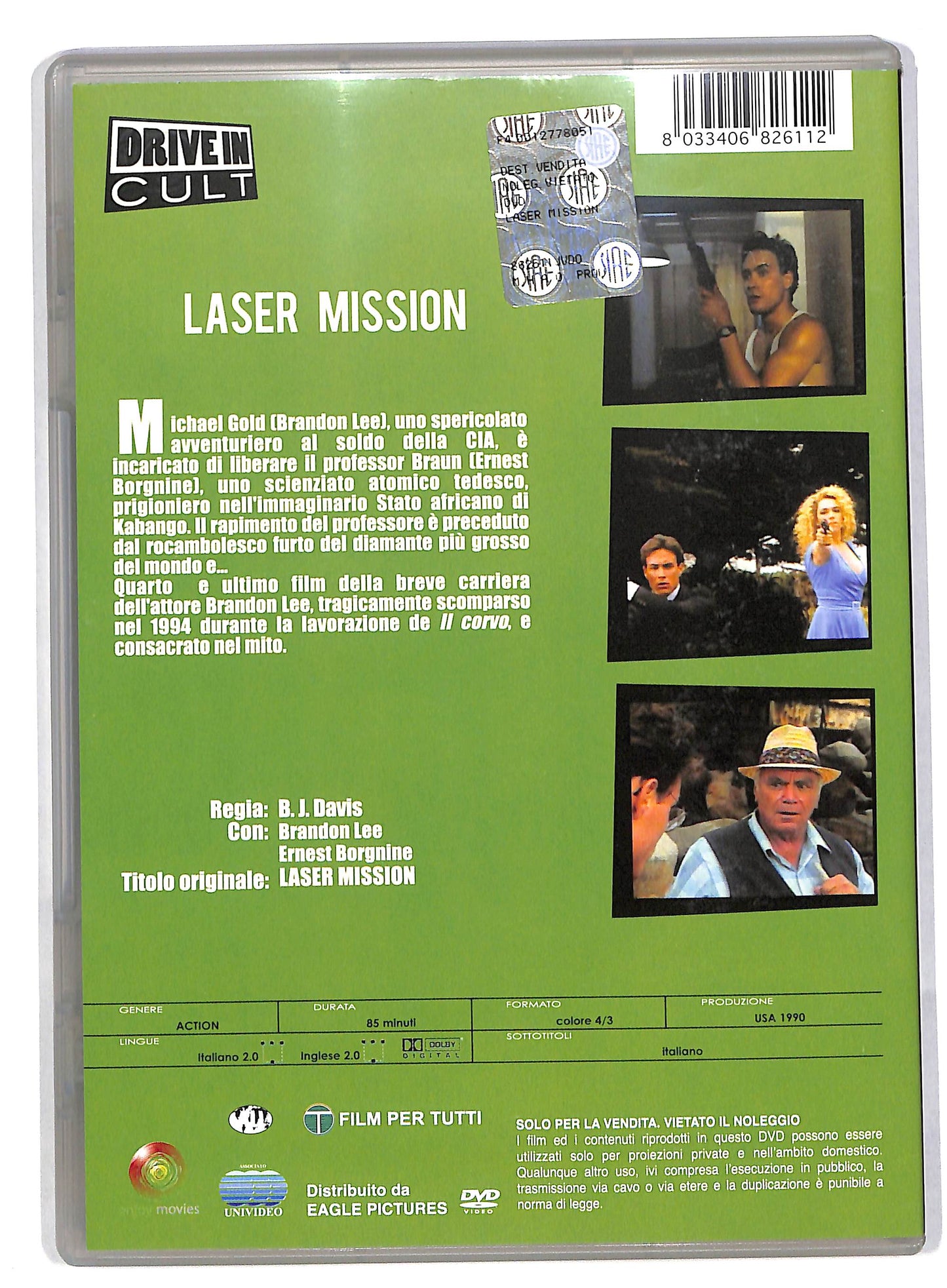 EBOND Laser mission DVD DB556440