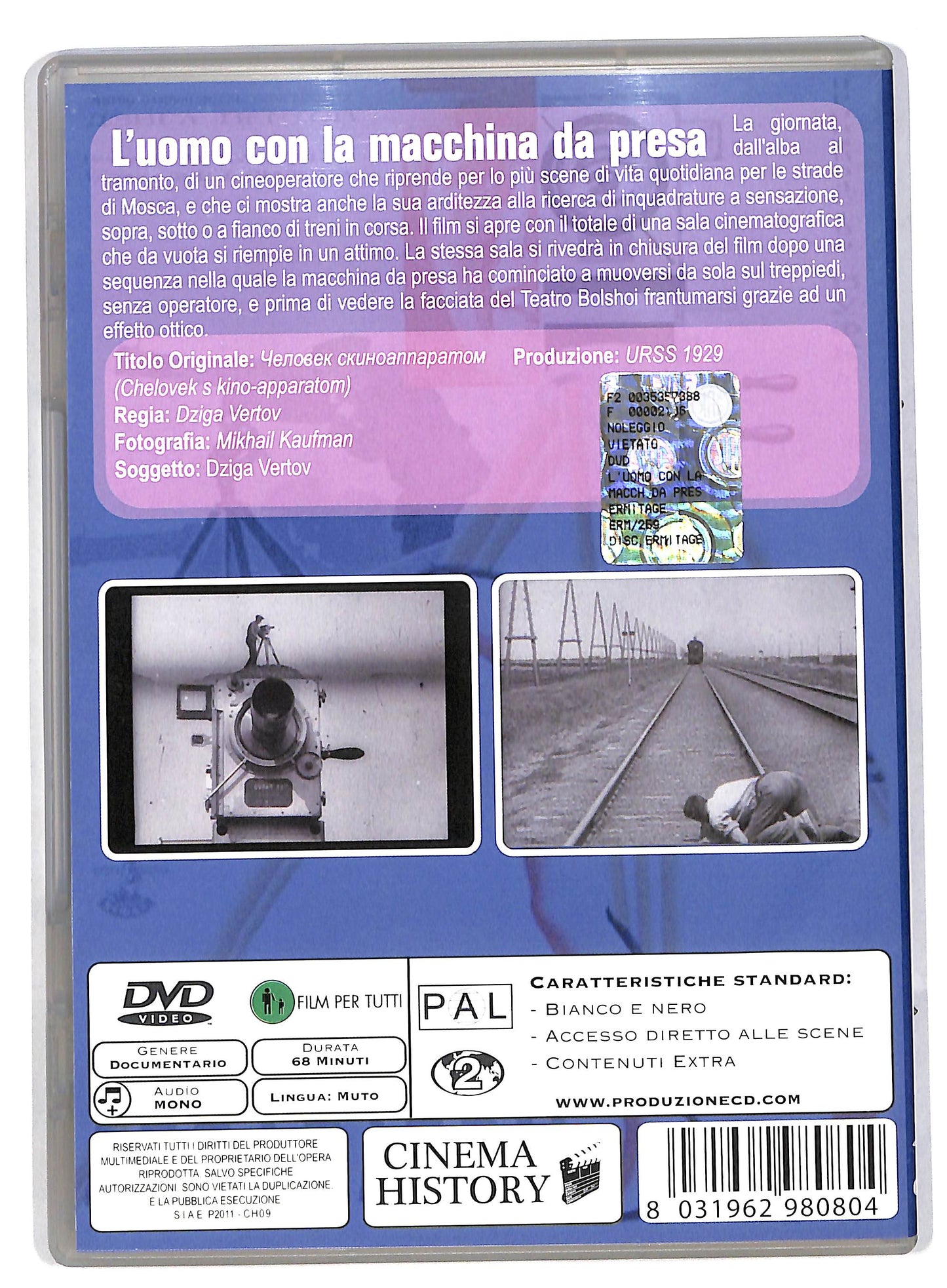 EBOND L'uomo con la Macchina da Presa DVD DB556466
