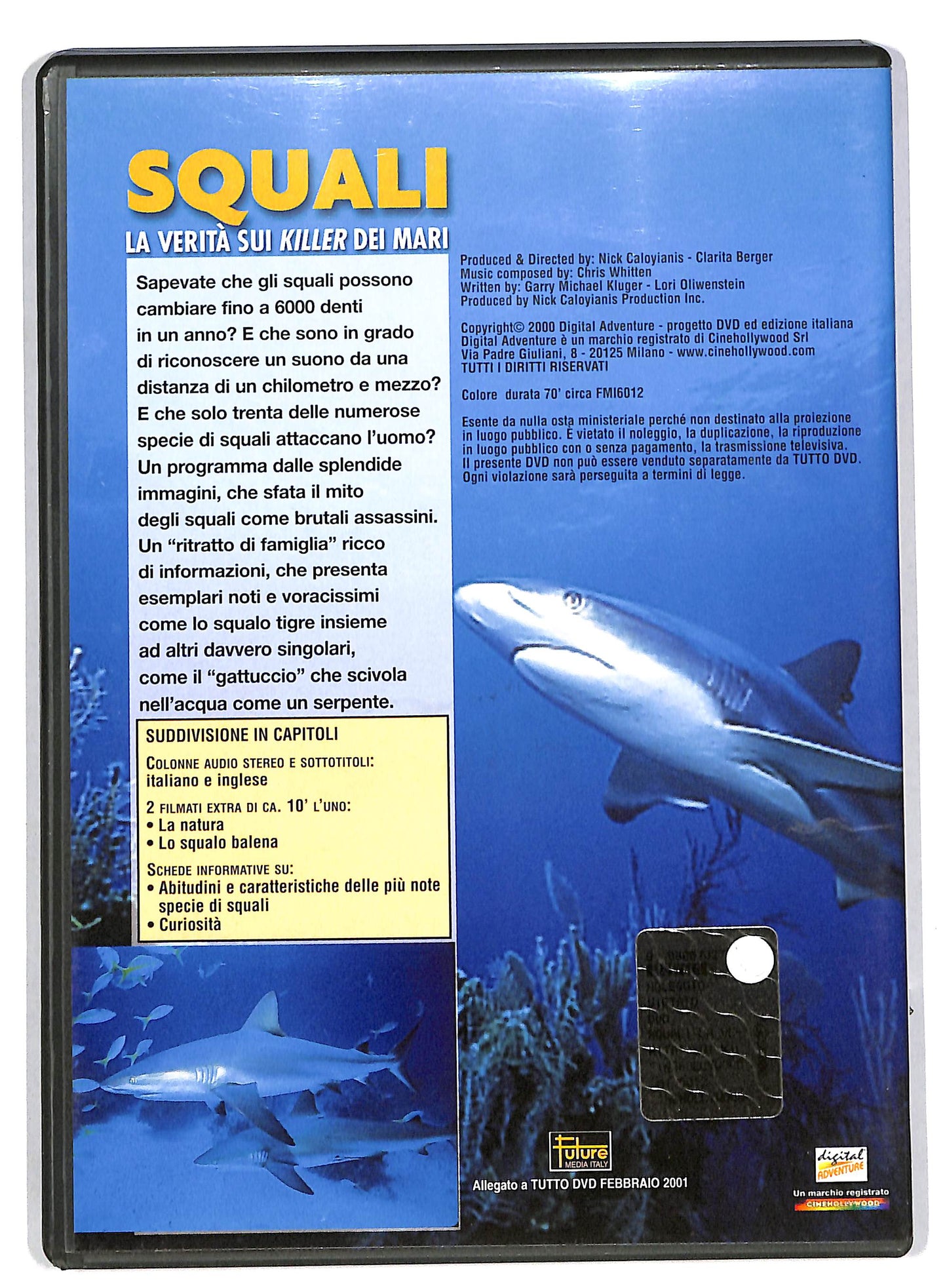 EBOND Squali - la verita sui killer dei mari EDITORIALE DVD DB560646