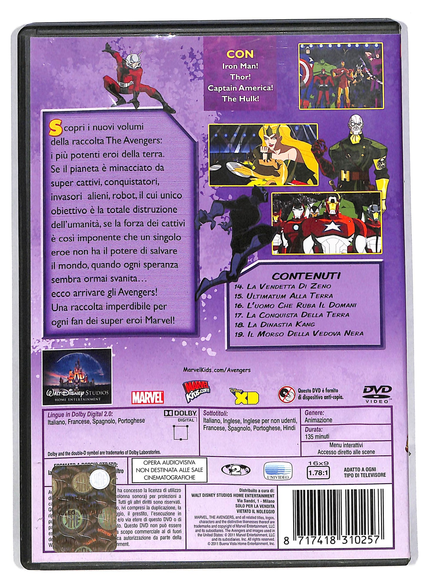 EBOND The Avengers I signori del male 03 - i piu potenti eroi DVD DB561609