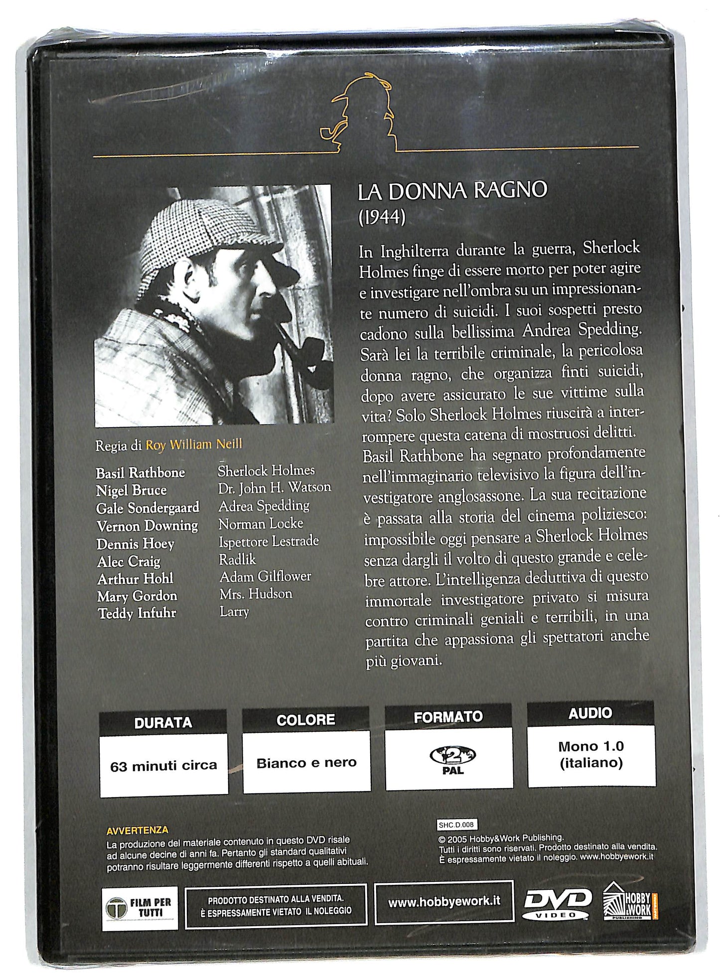 EBOND Sherlock Holmes - La donna ragno volume 8 EDITORIALE DVD DB561611