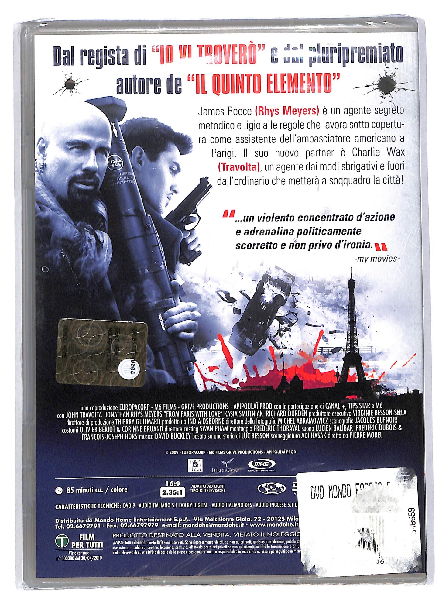 EBOND From Paris with Love DVD DB561622