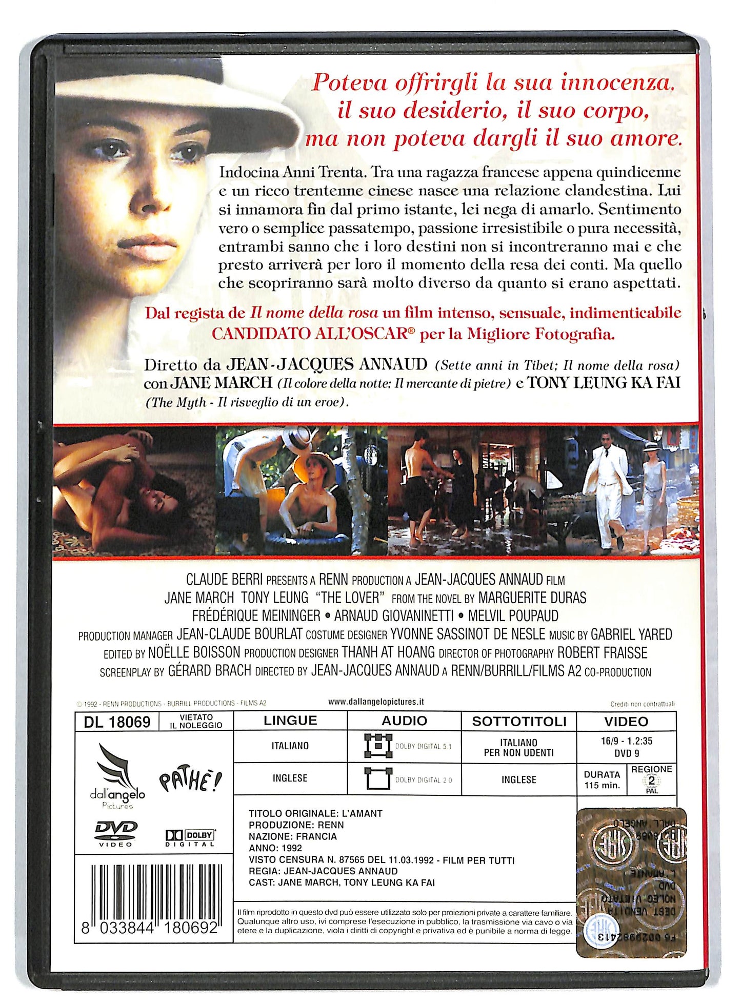 EBOND L'amante (film 1992) DVD DB562236
