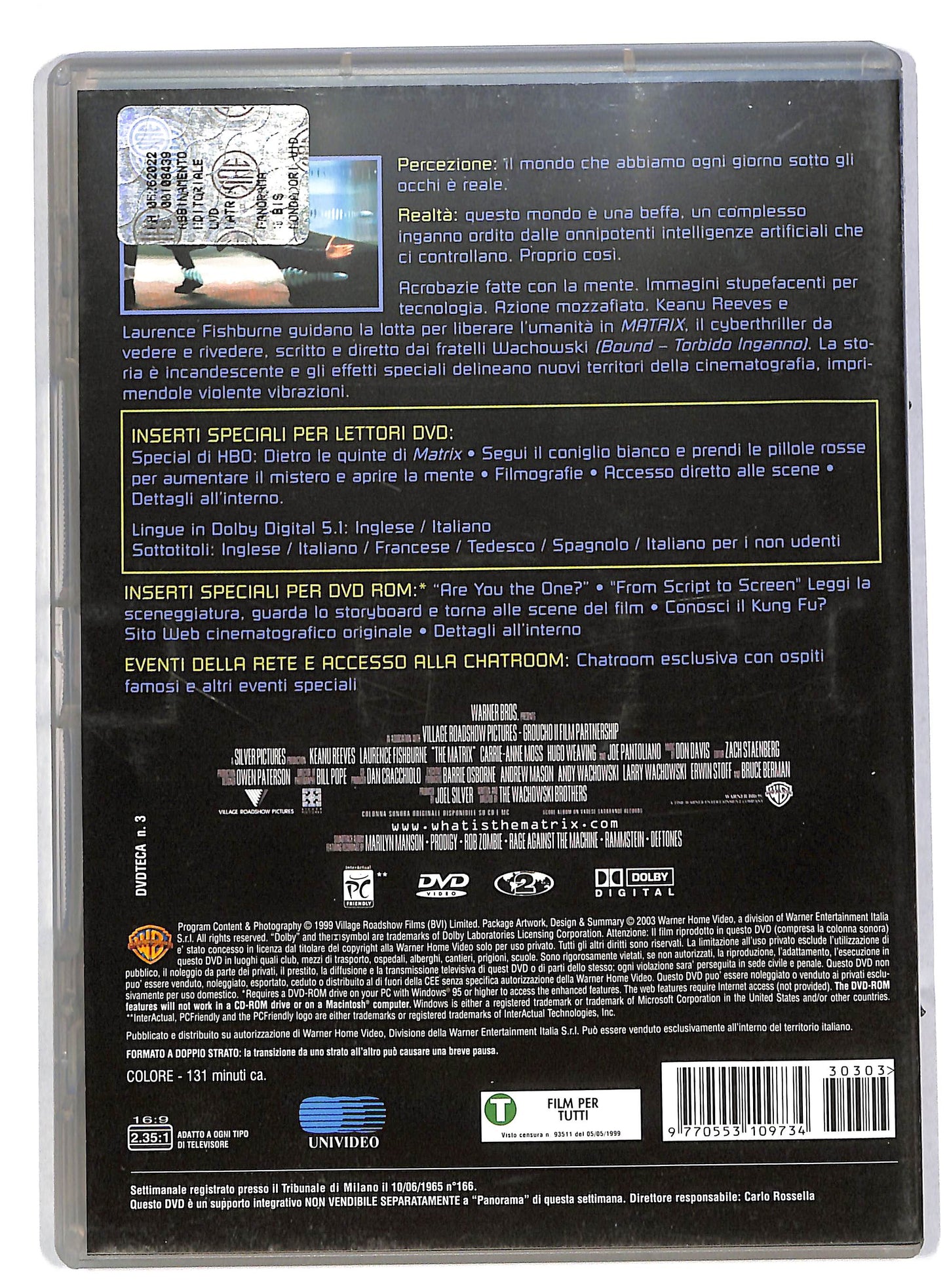EBOND Matrix EDITORIALE DVD DB563240