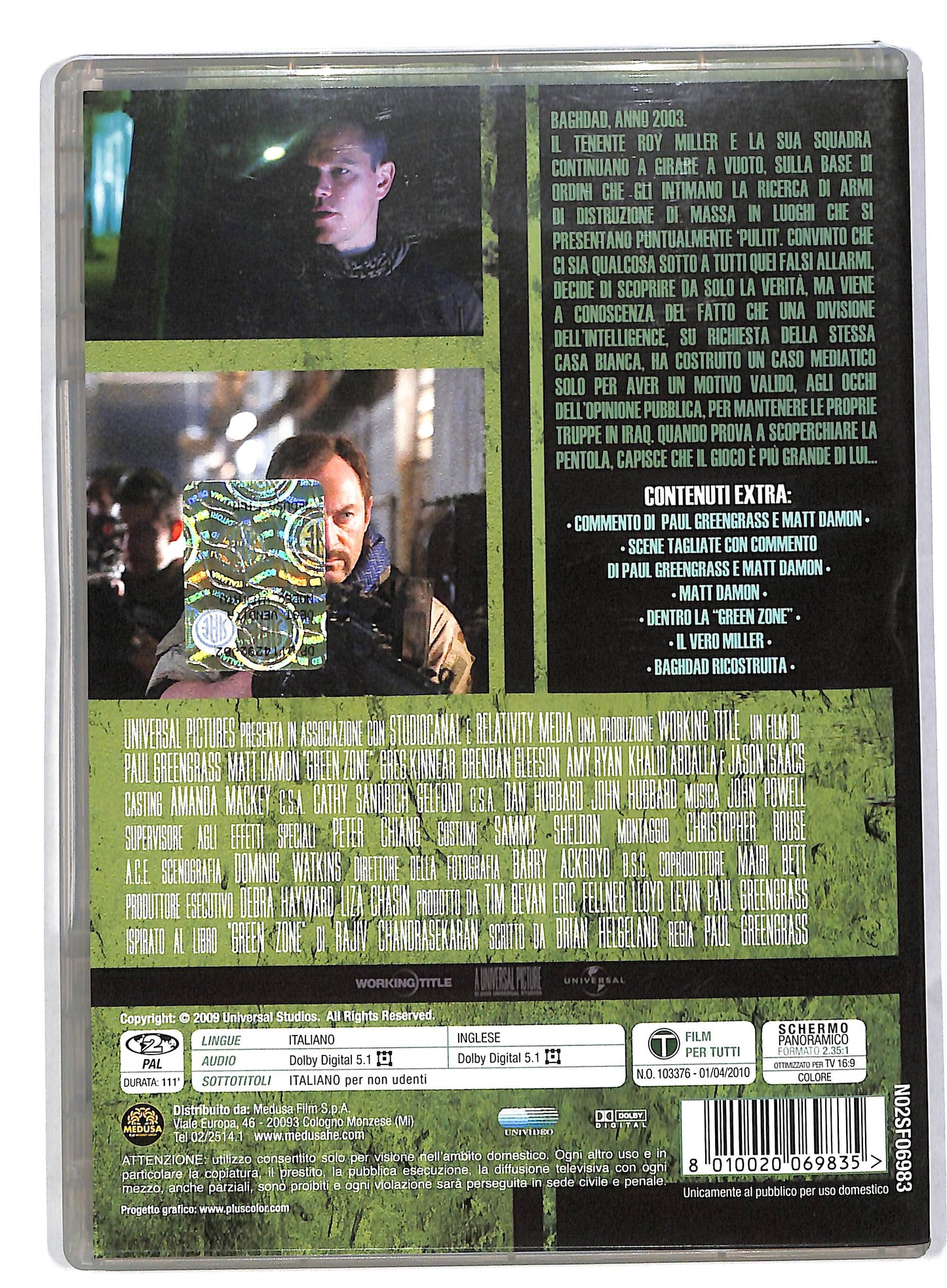 EBOND Green zone DVD DB563251