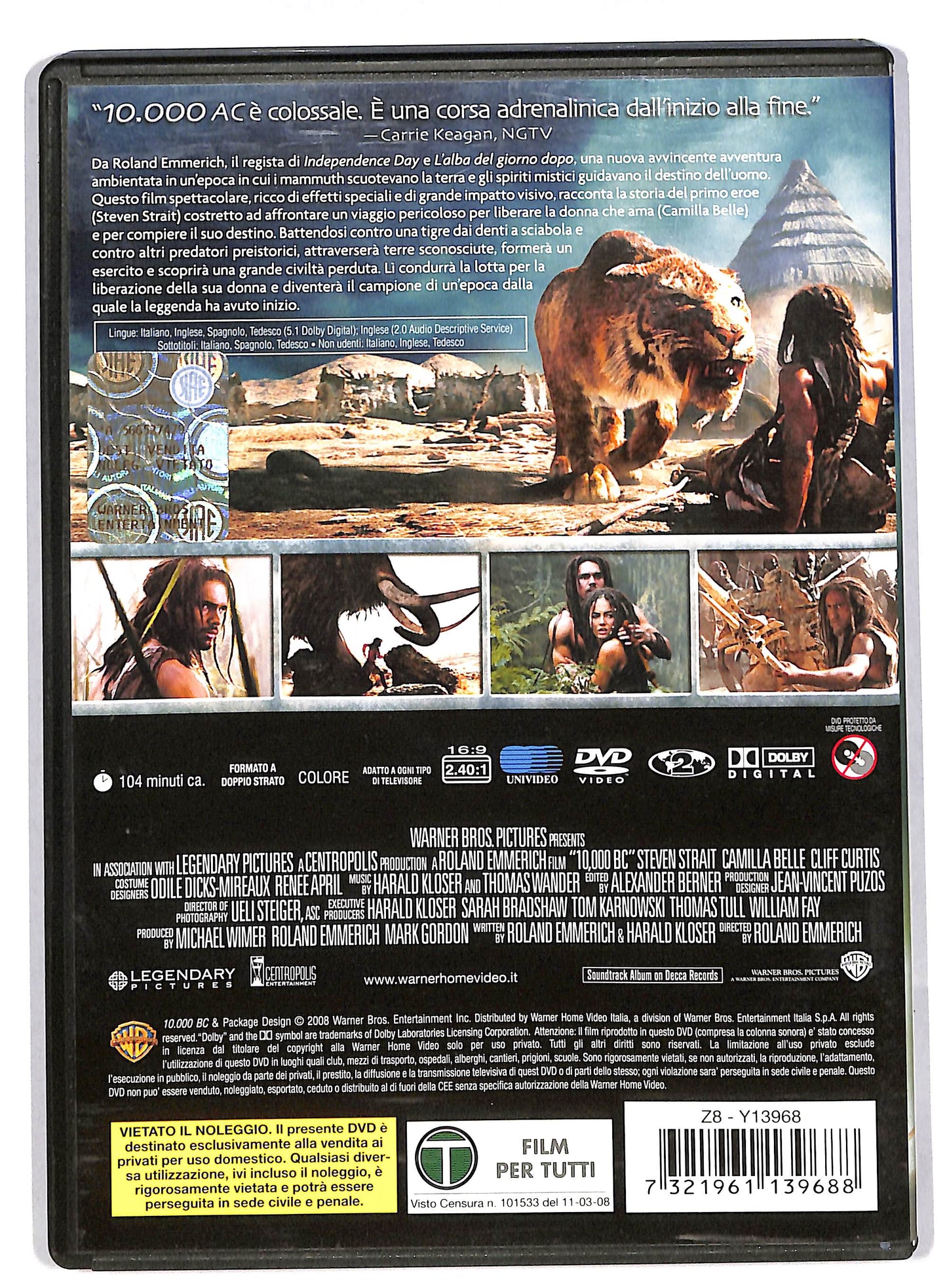 EBOND 10.000 a.C. DVD DB563756