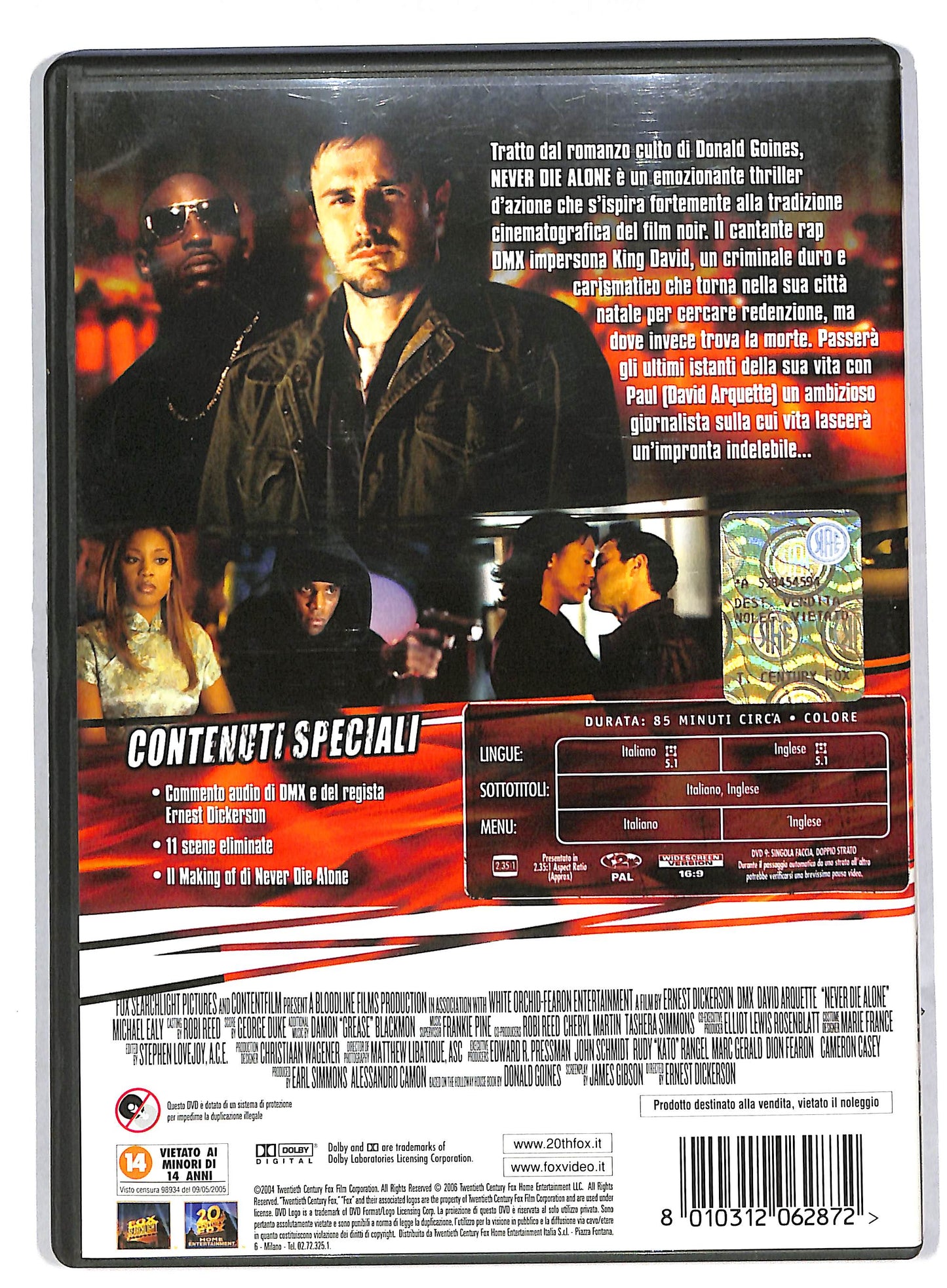 EBOND Never die alone DVD DB564204
