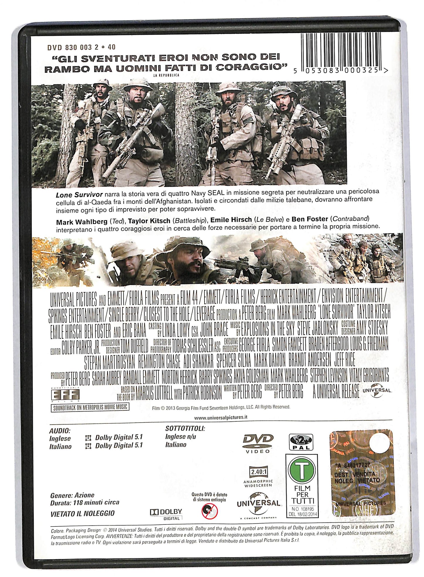 EBOND Lone Survivor DVD DB564221