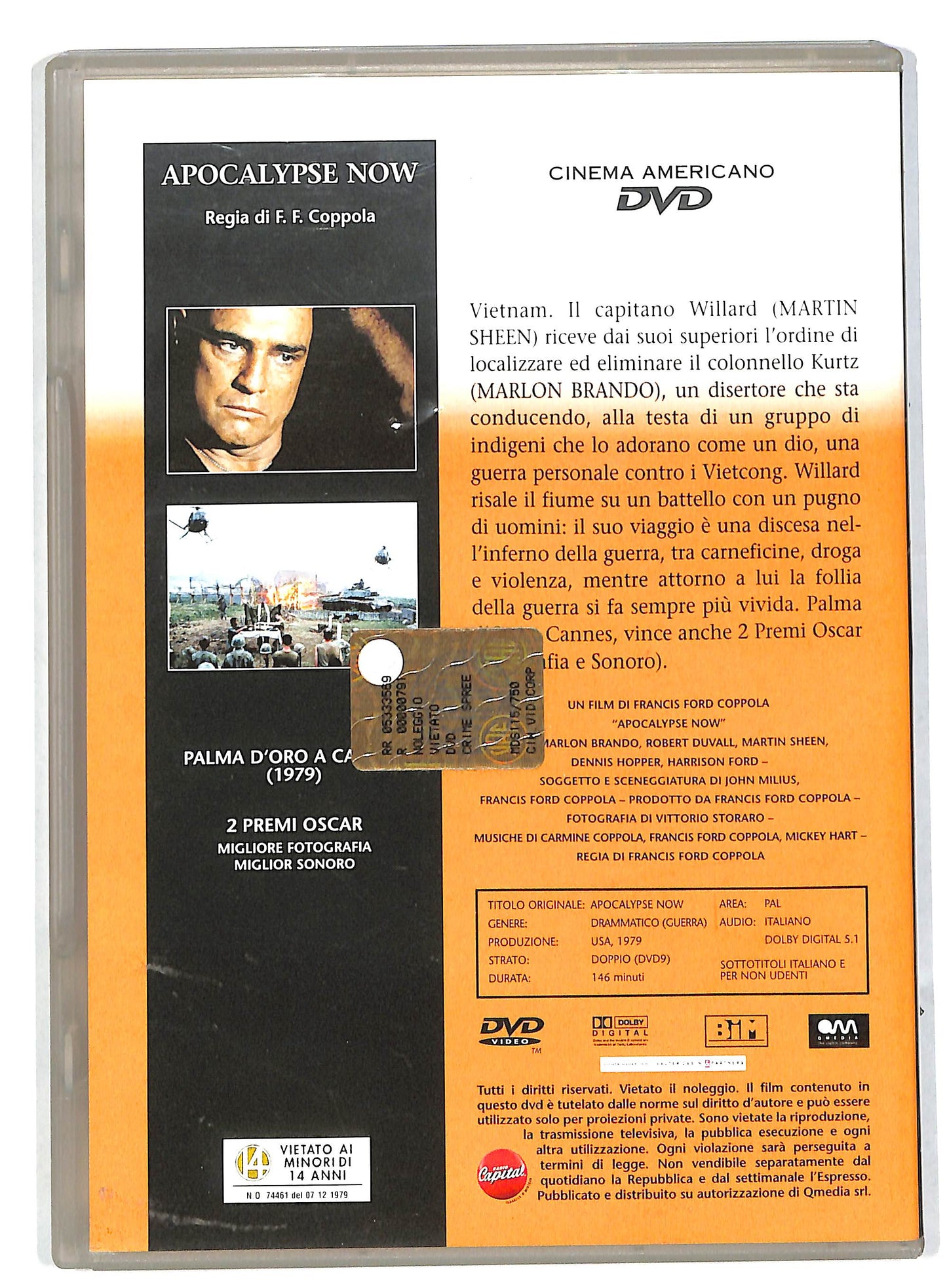 EBOND Apocalypse Now EDITORIALE DVD DB564250
