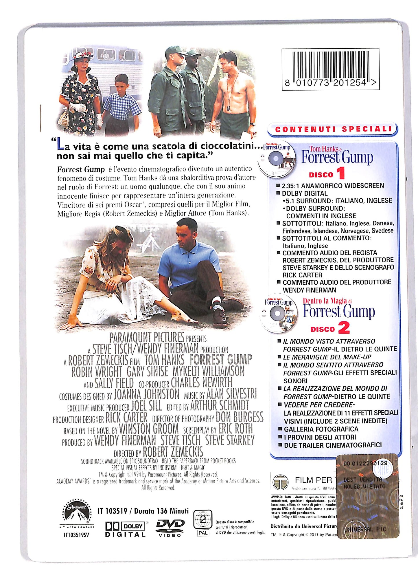 EBOND Forrest Gump EDIZIONE SPECIALE DVD DB564257