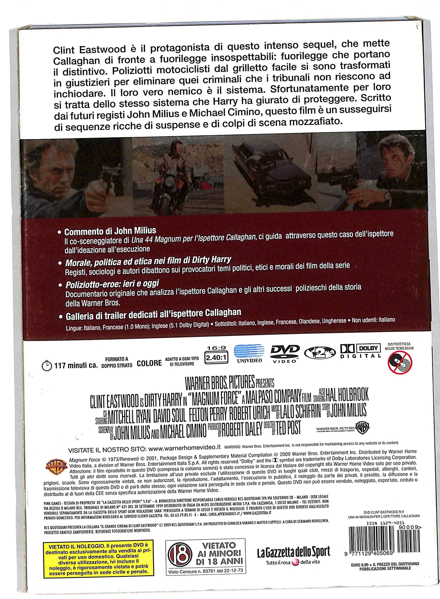 EBOND Una 44 magnum per l'ispettore callaghan EDITORIALE DVD DB564708