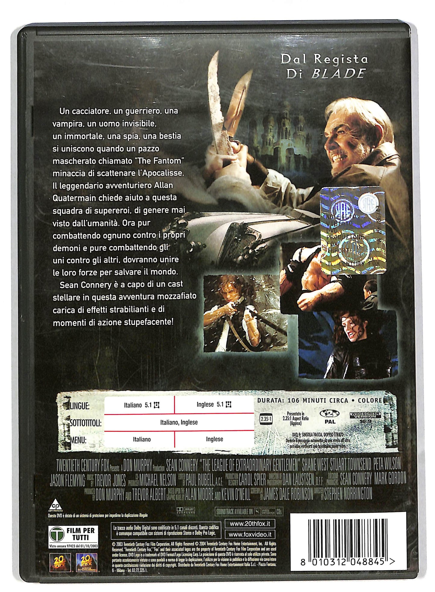 EBOND La Leggenda Degli Uomini Straordinari DVD DB564734
