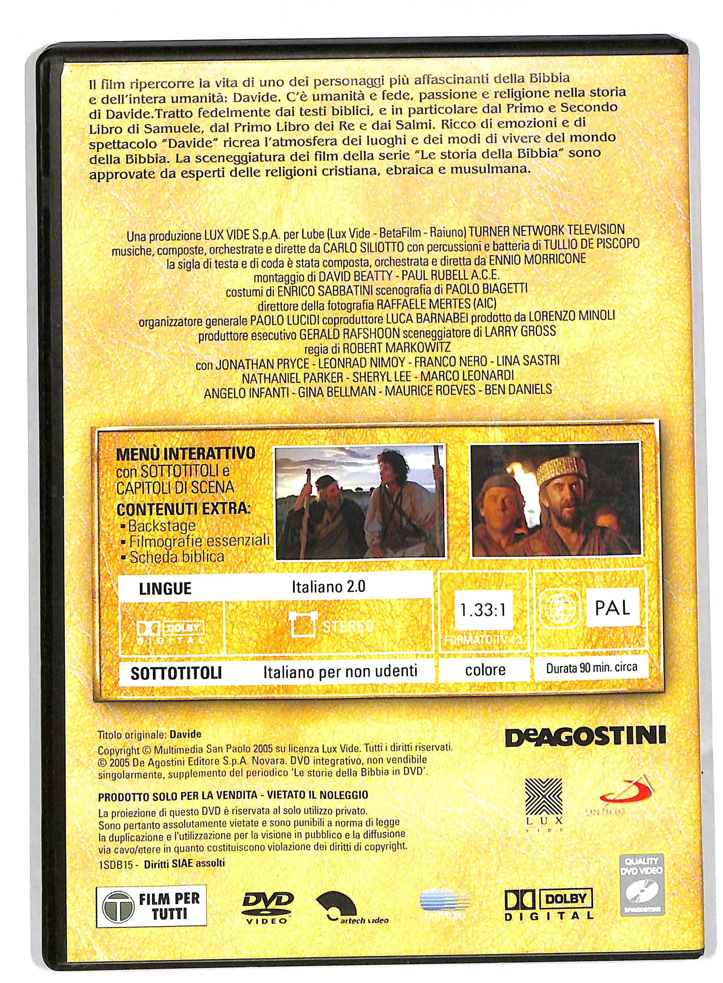 EBOND Davide seconda parte - le storie della bibbia EDITORIALE DVD DB564739