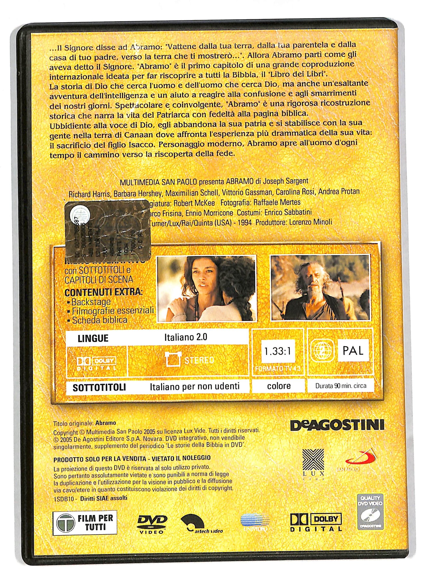 EBOND Abramo prima parte - le storie della Bibbia EDITORIALE DVD DB564741