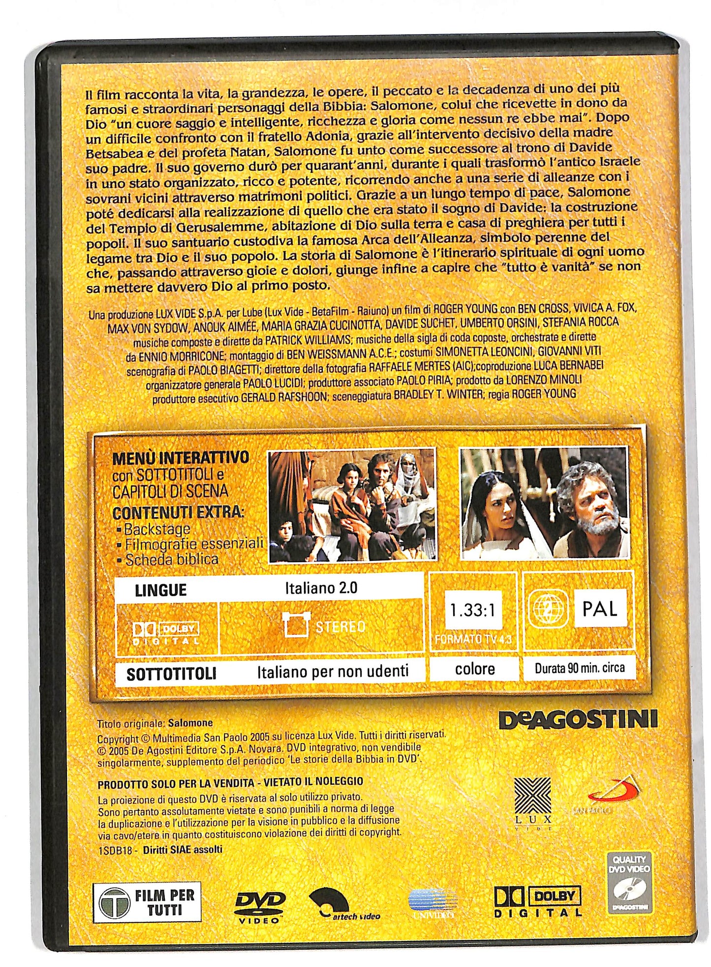 EBOND Salomone prima parte - le storie della bibbia EDITORIALE DVD DB564743