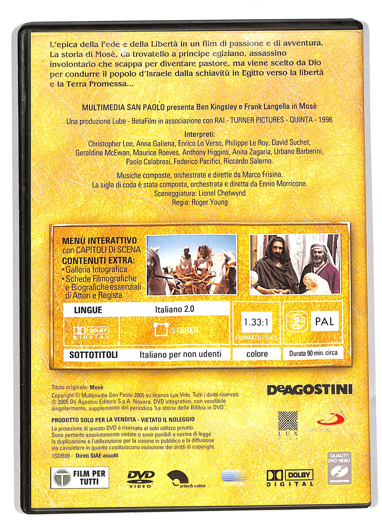 EBOND Mose seconda parte - le storie della bibbia EDITORIALE DVD DB564748