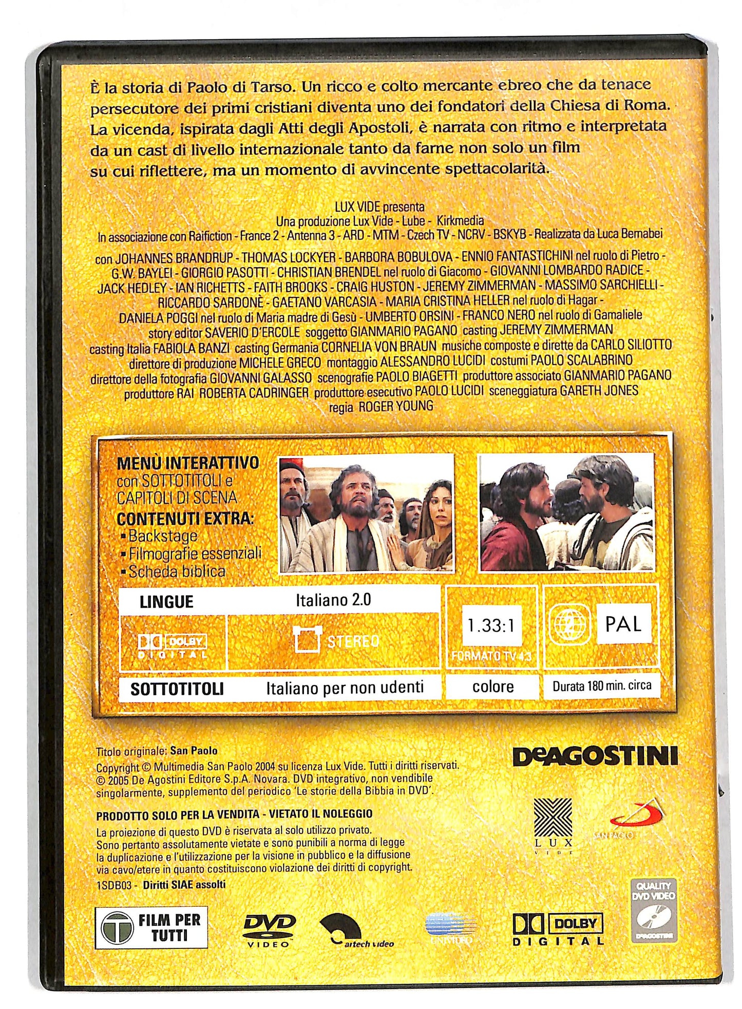 EBOND San Paolo - le storie della bibbia EDITORIALE DVD DB564750