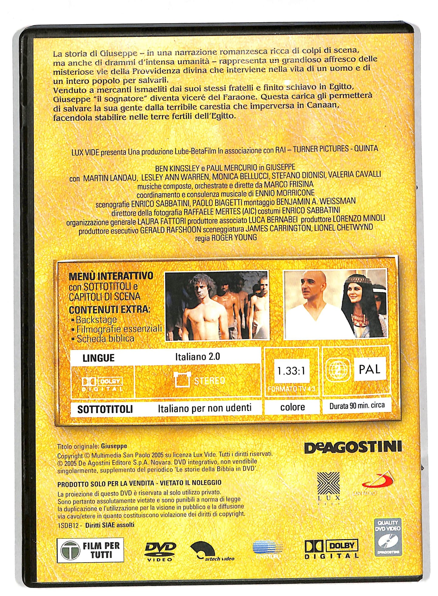 EBOND Giuseppe prima parte - le storie della bibbia EDITORIALE DVD DB564752