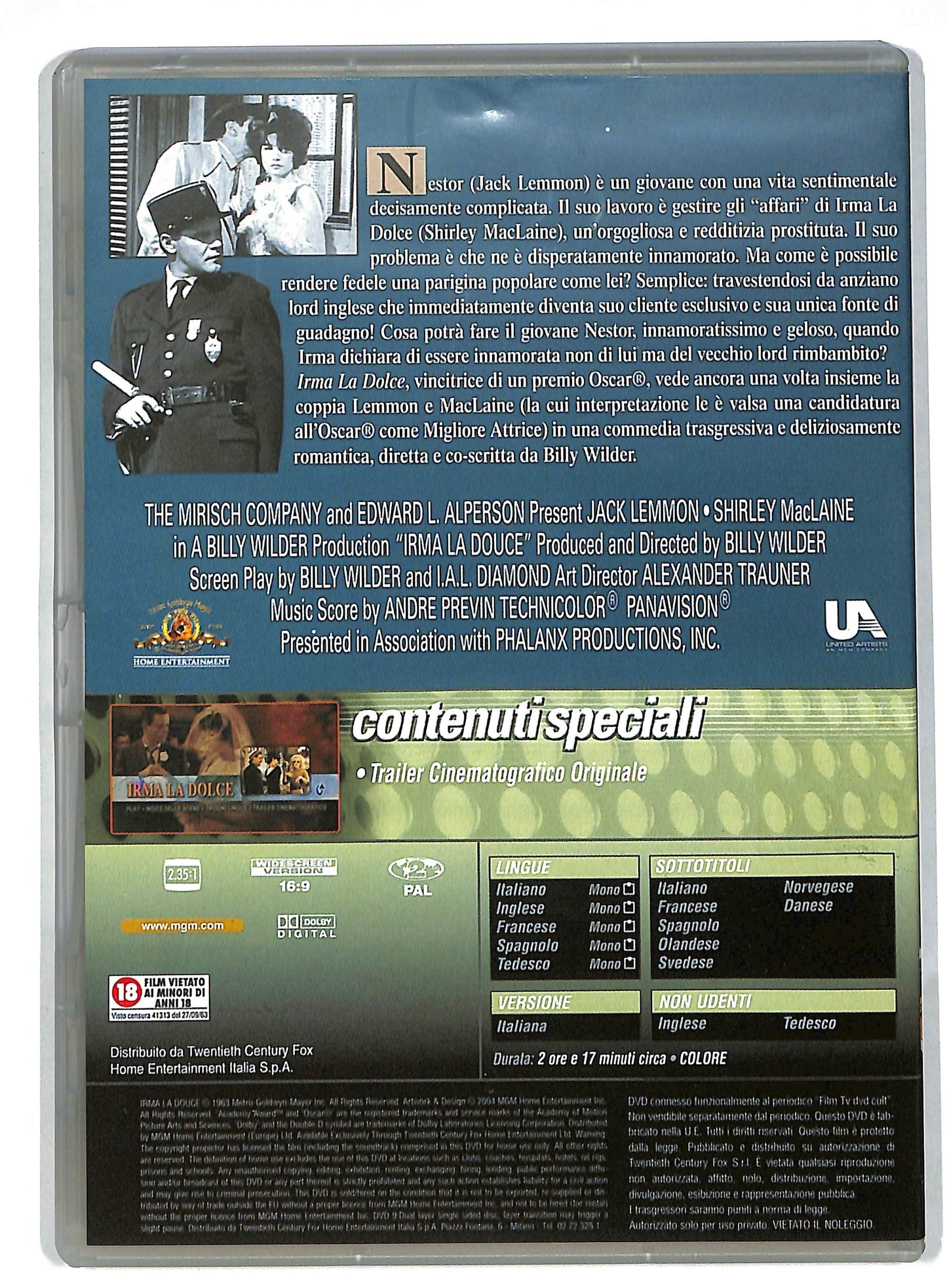 EBOND Irma la dolce EDITORIALE DVD DB568719