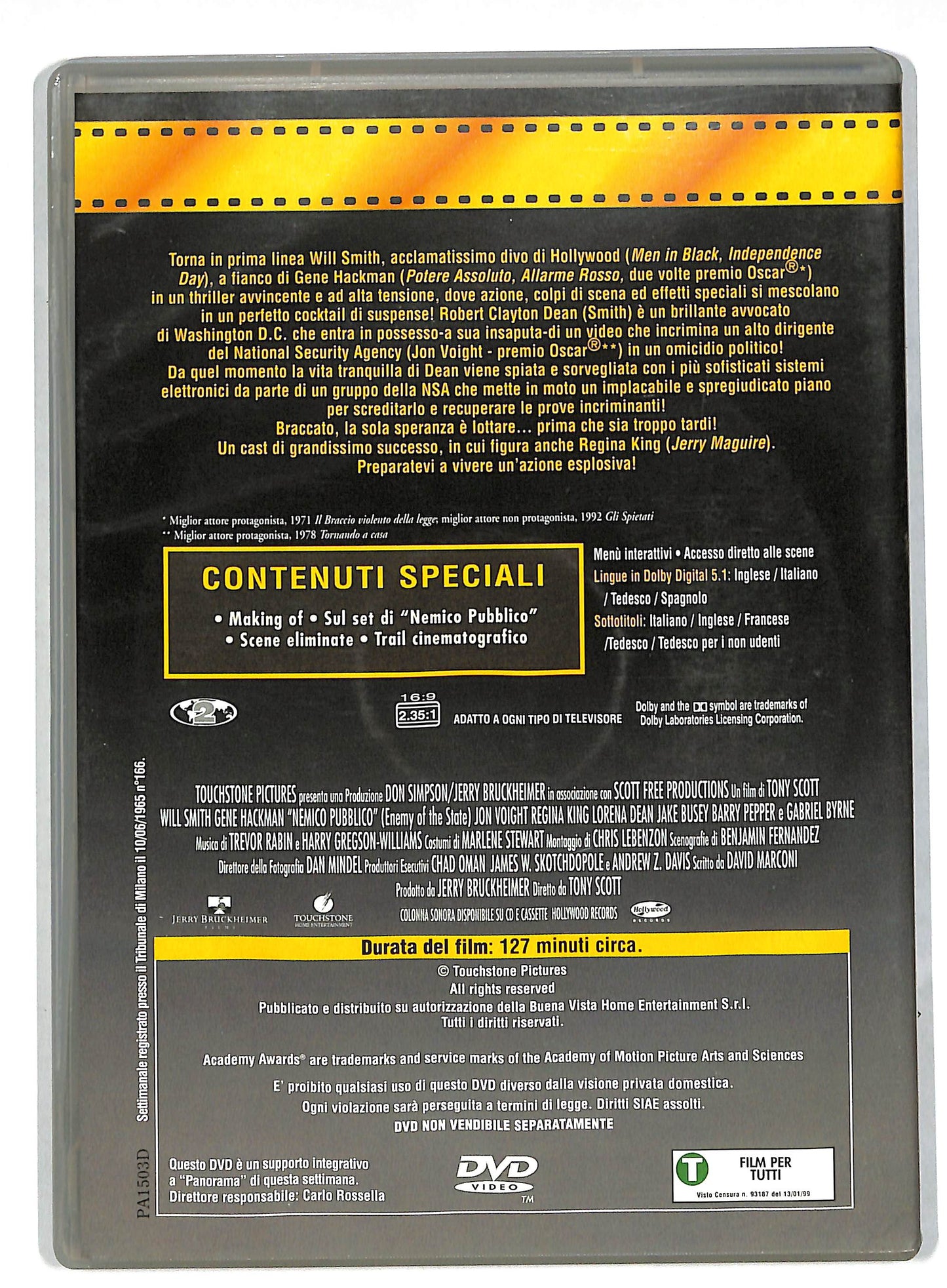 EBOND Nemico pubblico EDITORIALE DVD DB568738
