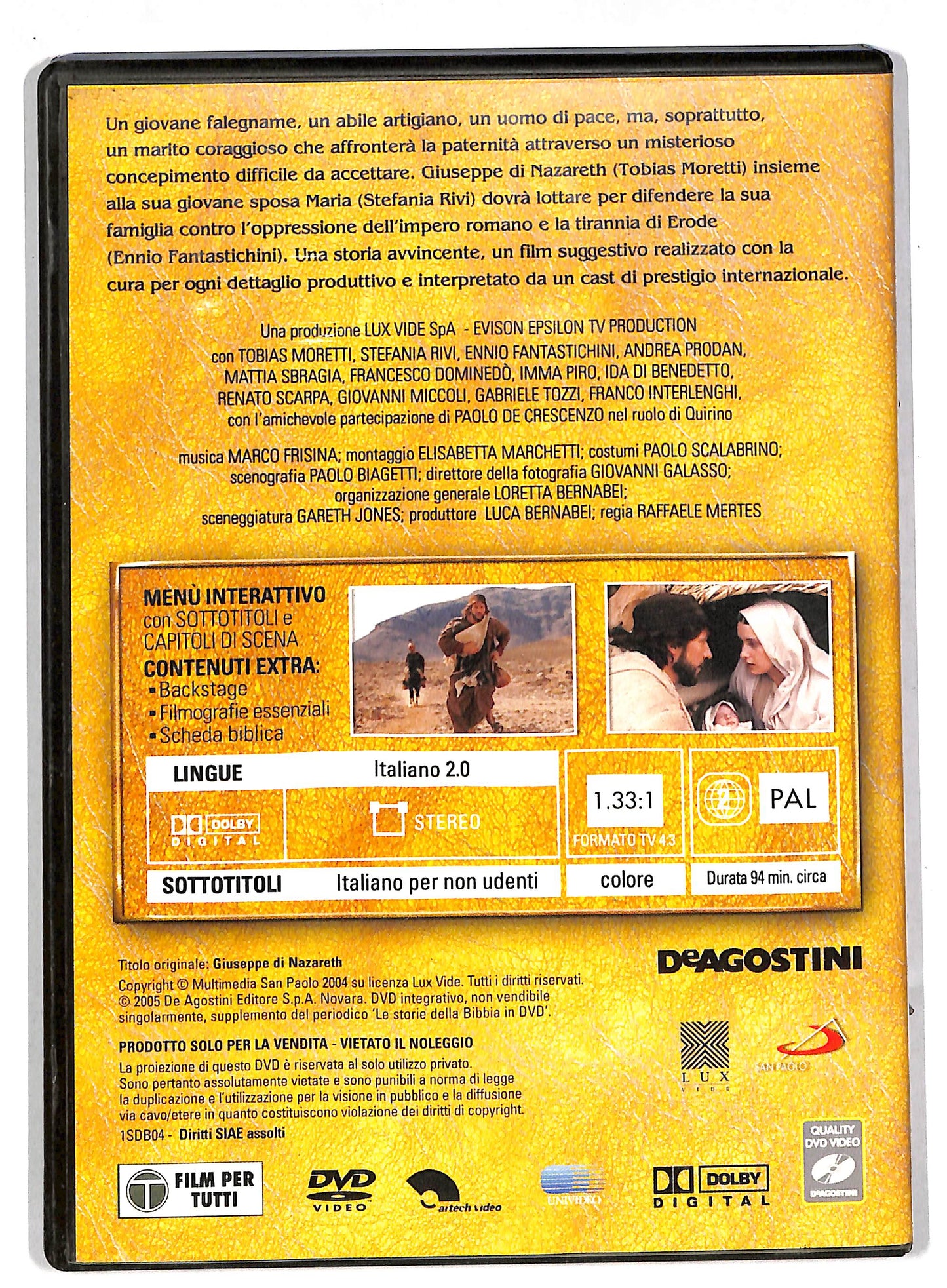 EBOND Giuseppe Di Nazareth - le storie della bibbia EDITORIALE DVD DB572215