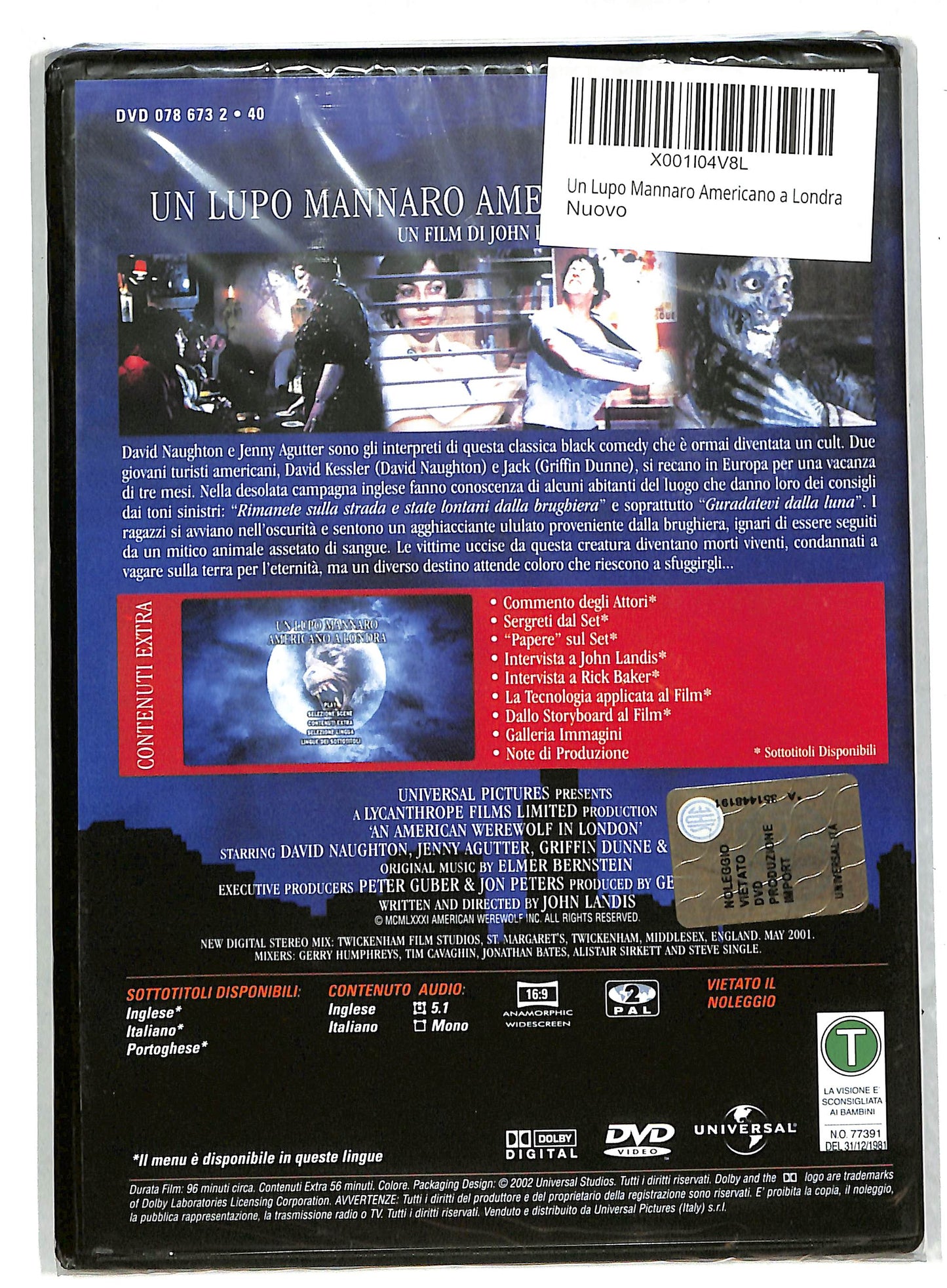 EBOND Un lupo mannaro americano a Londra DVD DB572322