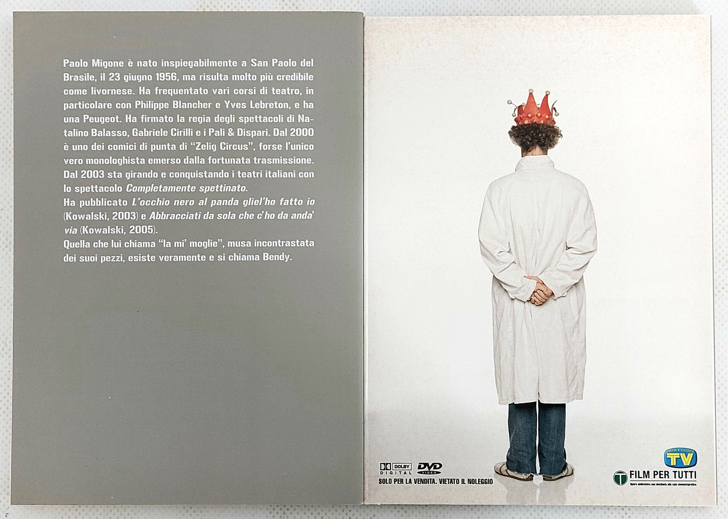 EBOND Paolo Migone - Completamente spettinato LIBRO + EDITORIALE DVD DB573407