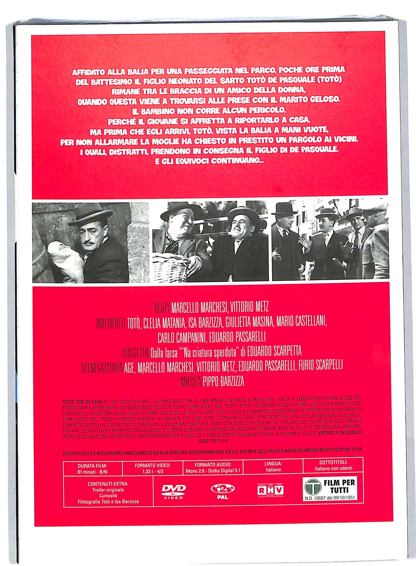 EBOND Sette ore di guai EDITORIALE DVD DB573412