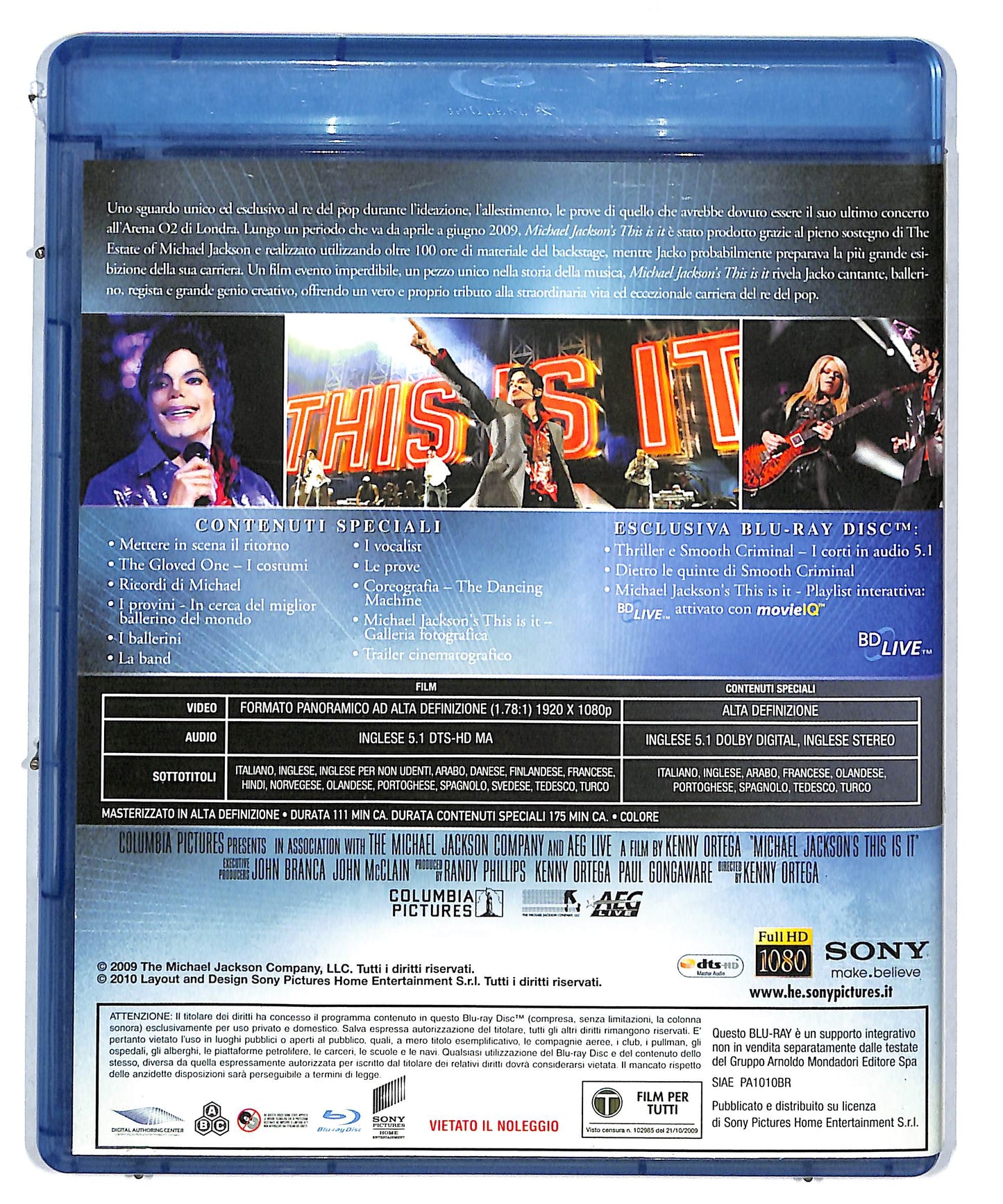 EBOND This Is It - Michael Jackson's EDITORIALE BLURAY DB574625
