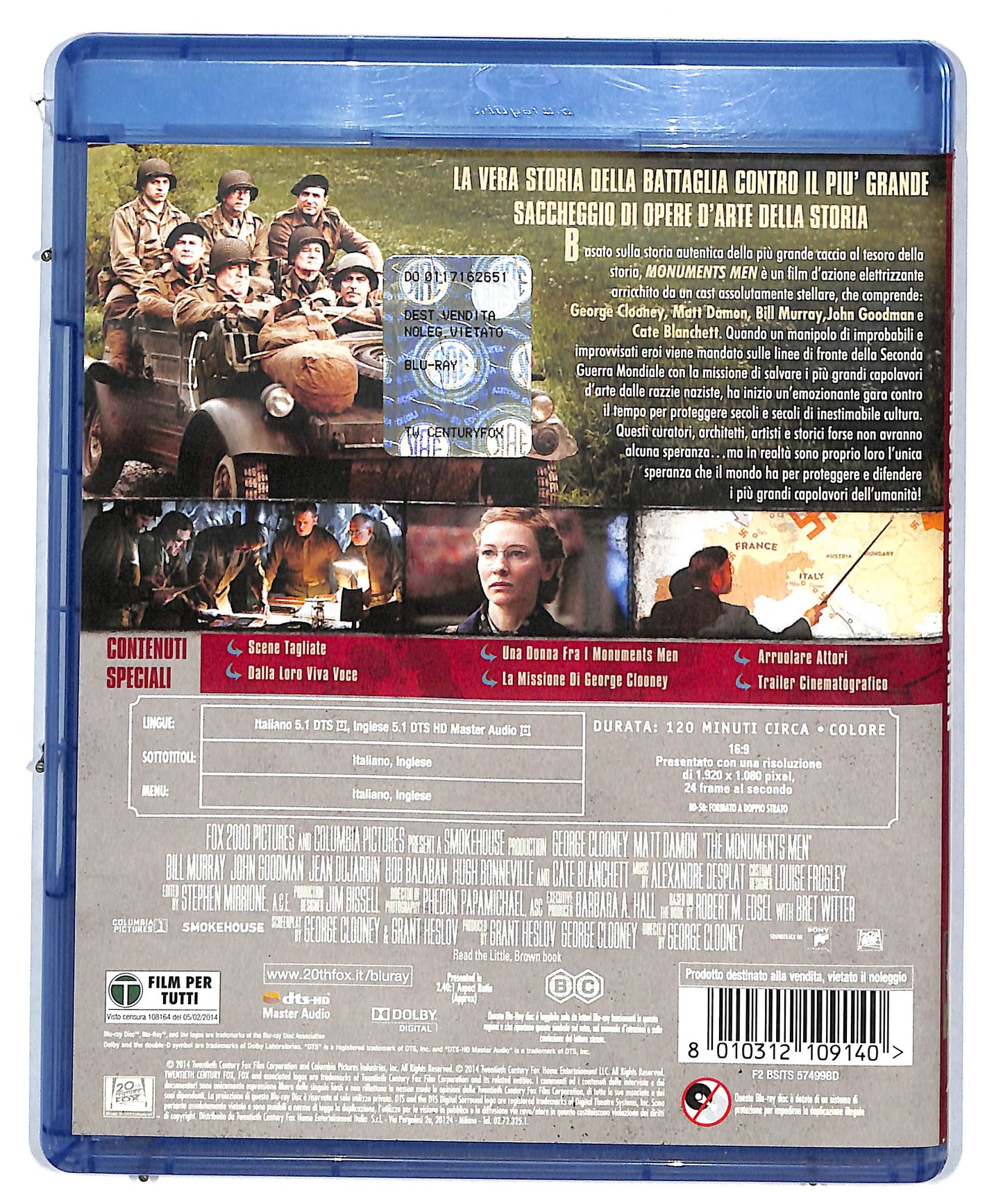 EBOND Monuments Men BLURAY DB574645