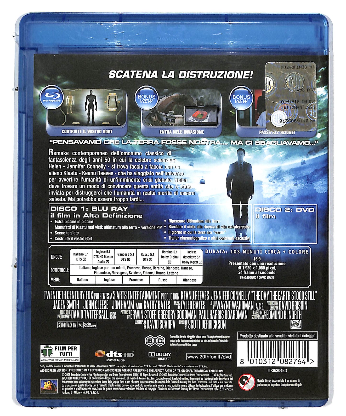 EBOND Ultimatum alla Terra BLURAY DB574664
