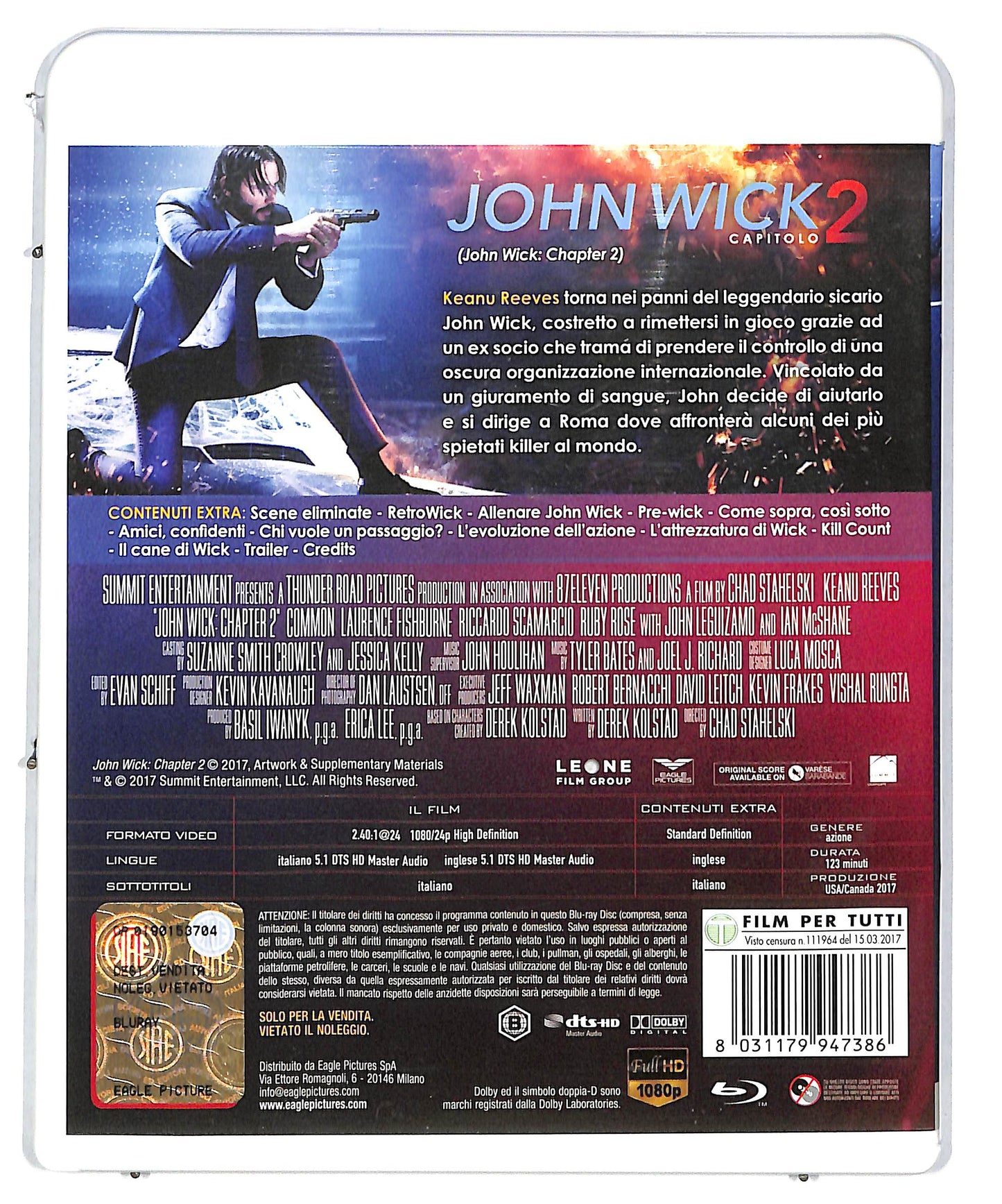 EBOND John Wick capitolo 2 BLURAY DB574905